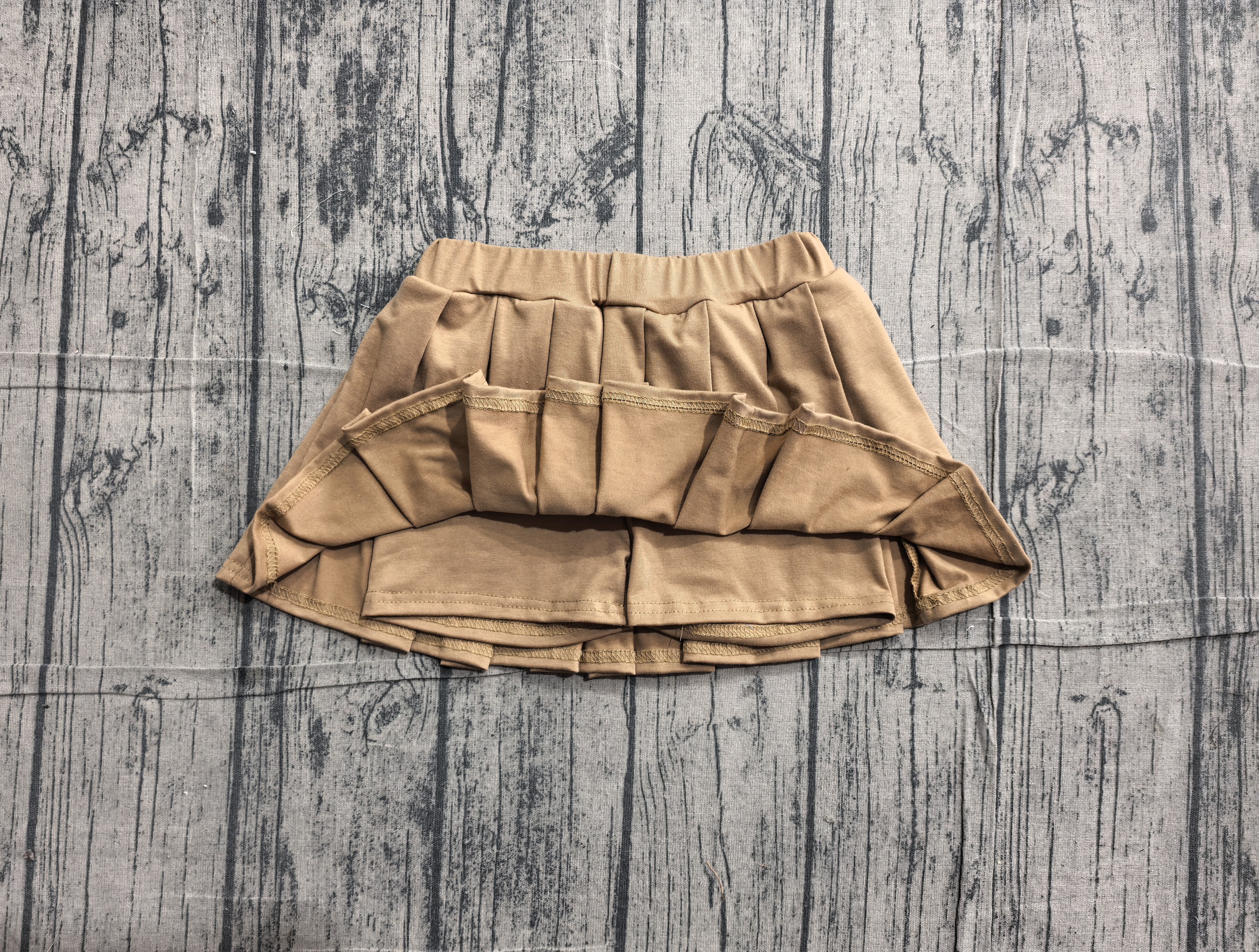 GLK0107 pre-order baby girls clothes brown girl cotton shots skirt-real pic 2026.5.28 