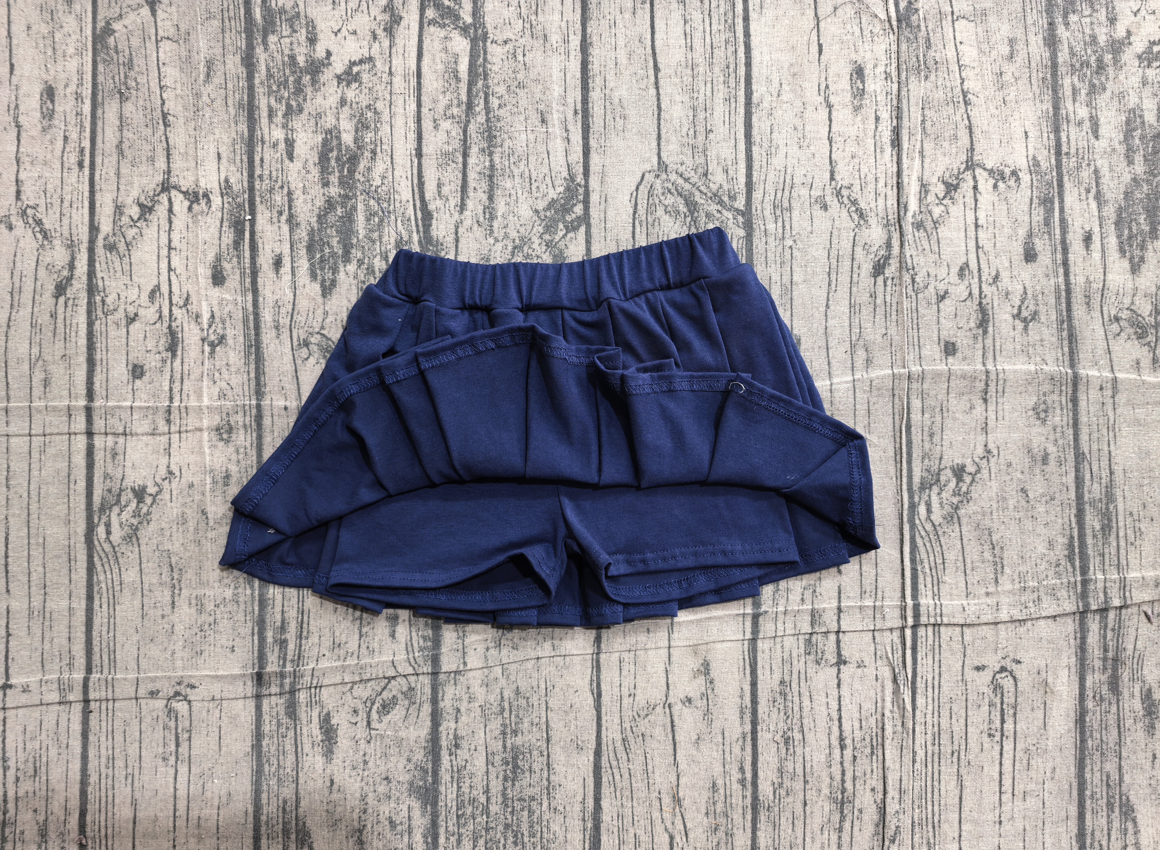 GLK0108 pre-order baby girls clothes navy blue girl cotton shots skirt-real pic 2026.5.28 