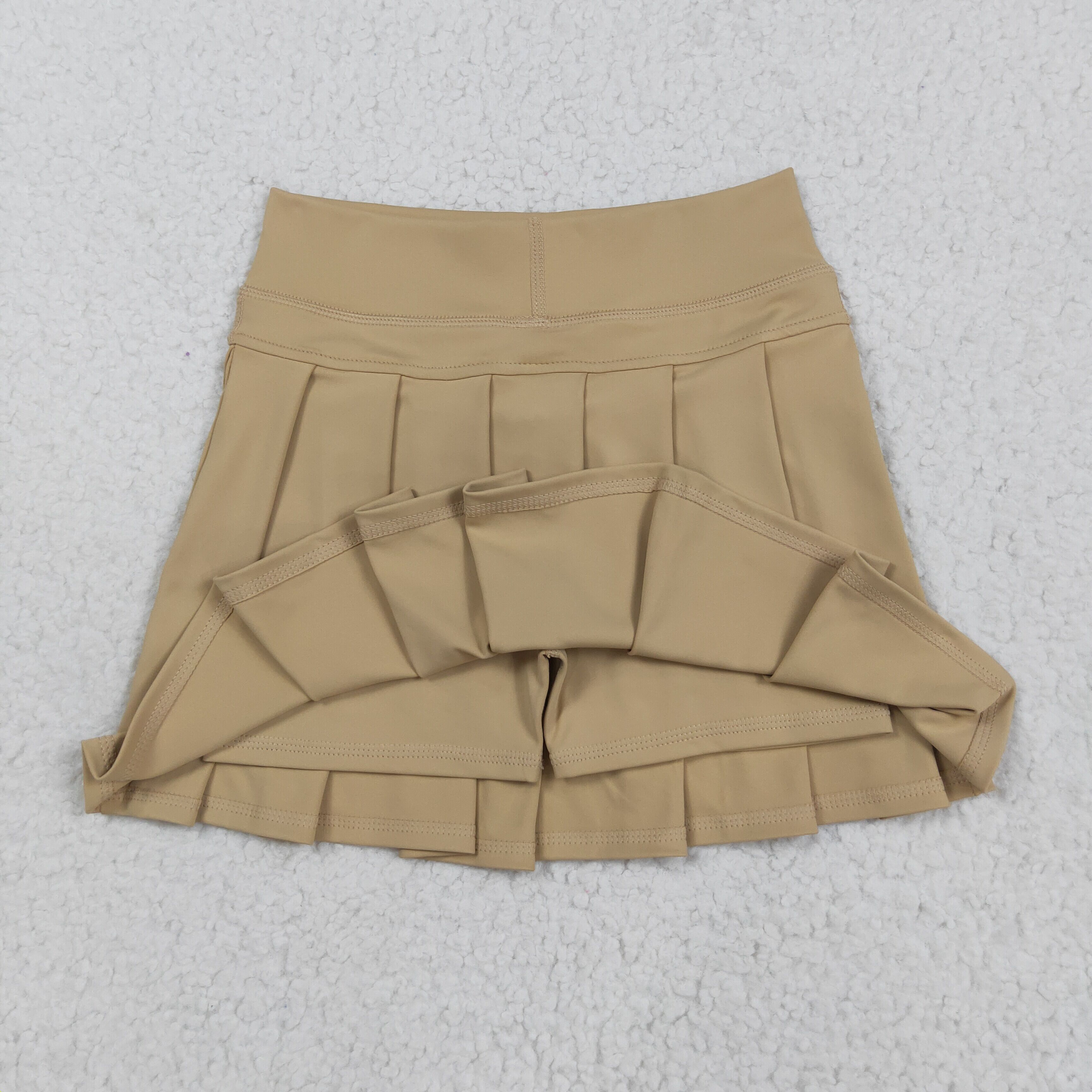 GLK0123 RTS girls clothes khaki girl yoga shots skirt summer bottom