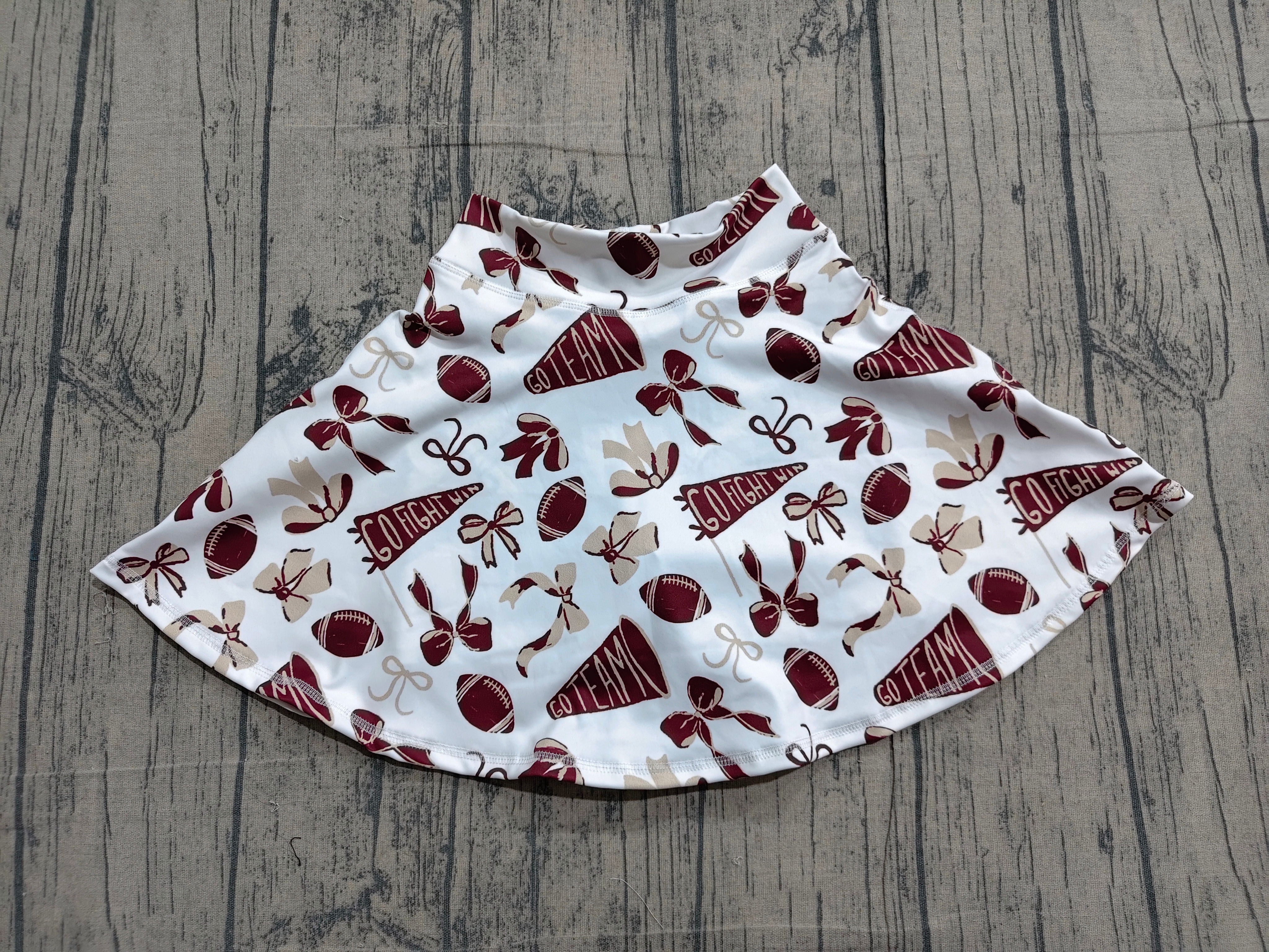 GLK0139 pre-order baby girls clothes go team girl yoga shots skirt-real pic 2026.4.1 