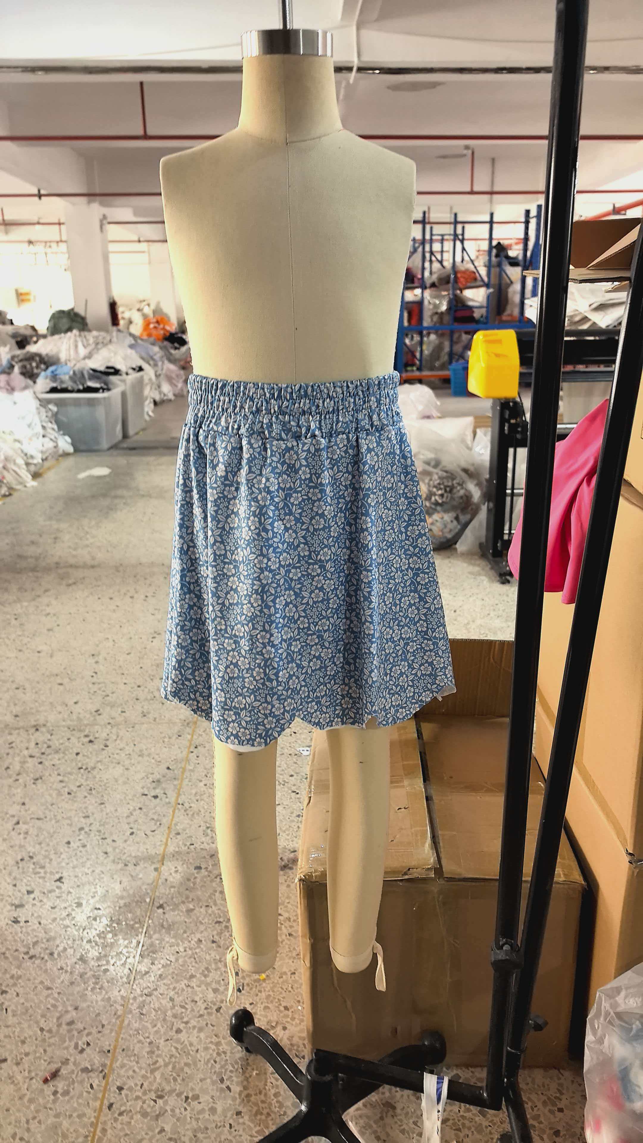 GLK0239 pre-order baby girls clothes floral print girl shorts skirt-real pic 2026.3.8 