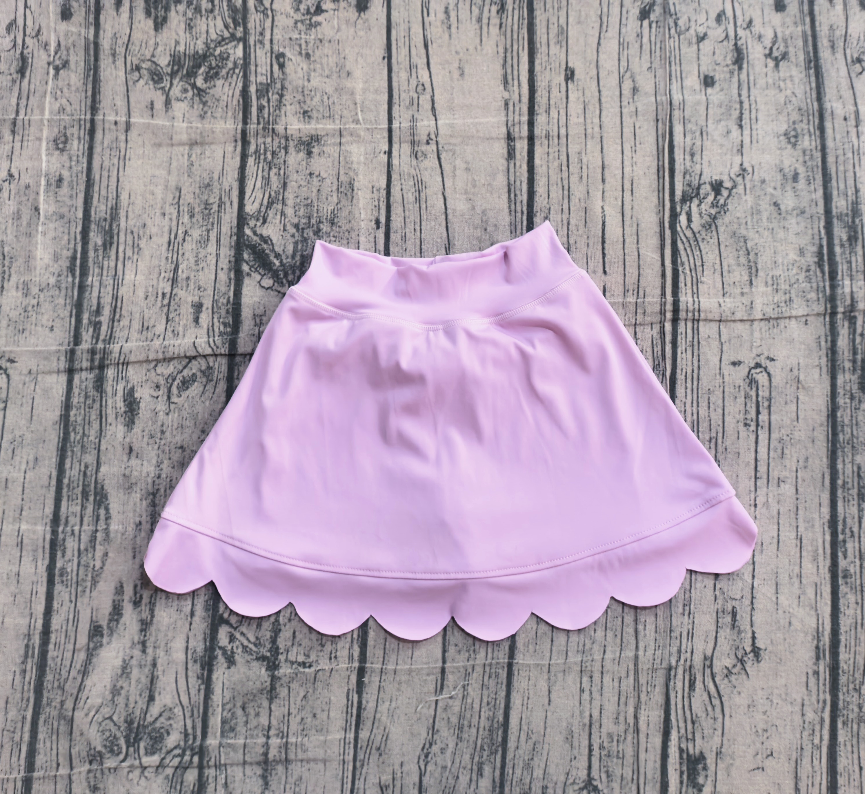 GLK0268 pre-order baby girls clothes pink print girl yoga shorts skirt-real pic 2026.4.9 