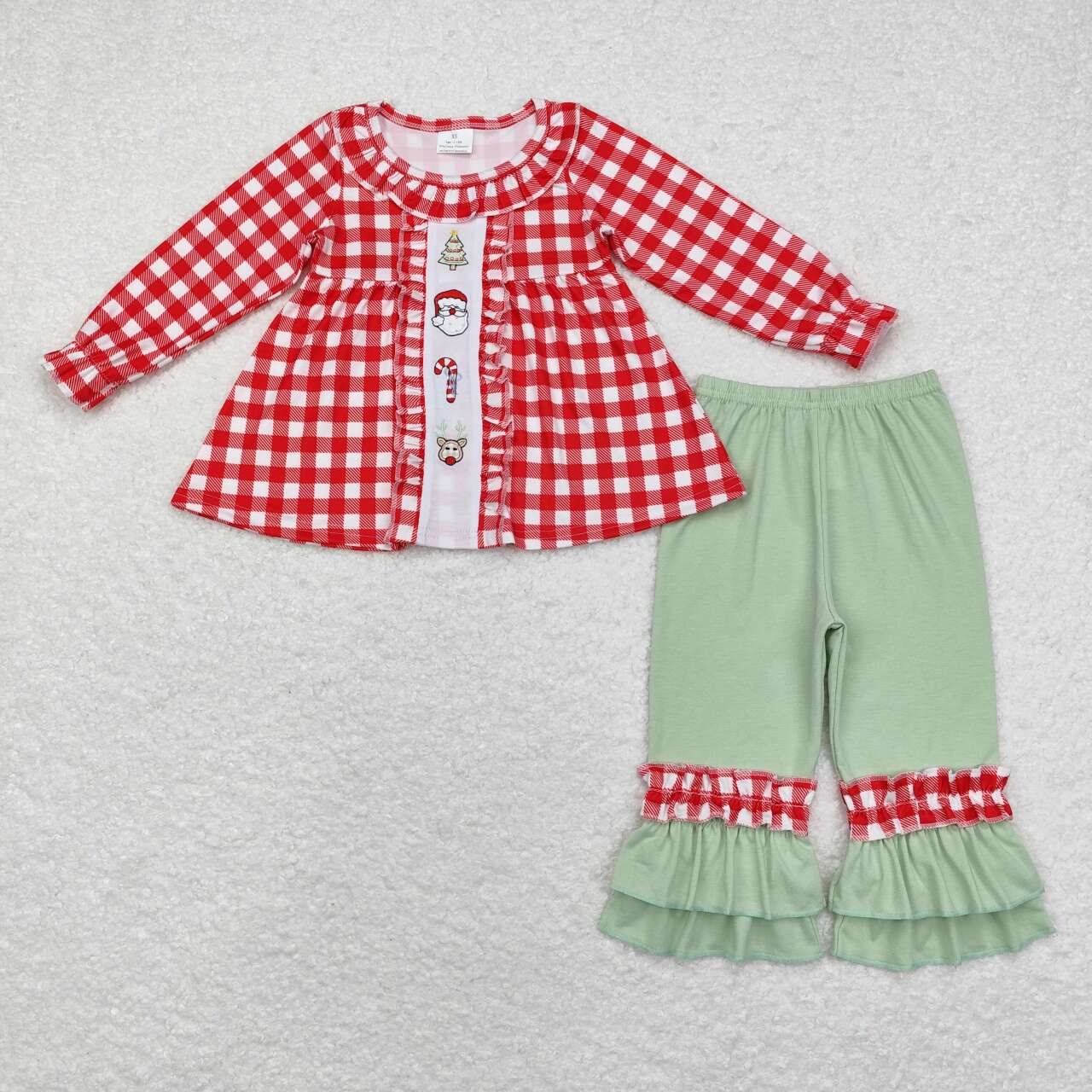 GLP1404 RTS toddler girl clothes elk truck girl  christmas winter set