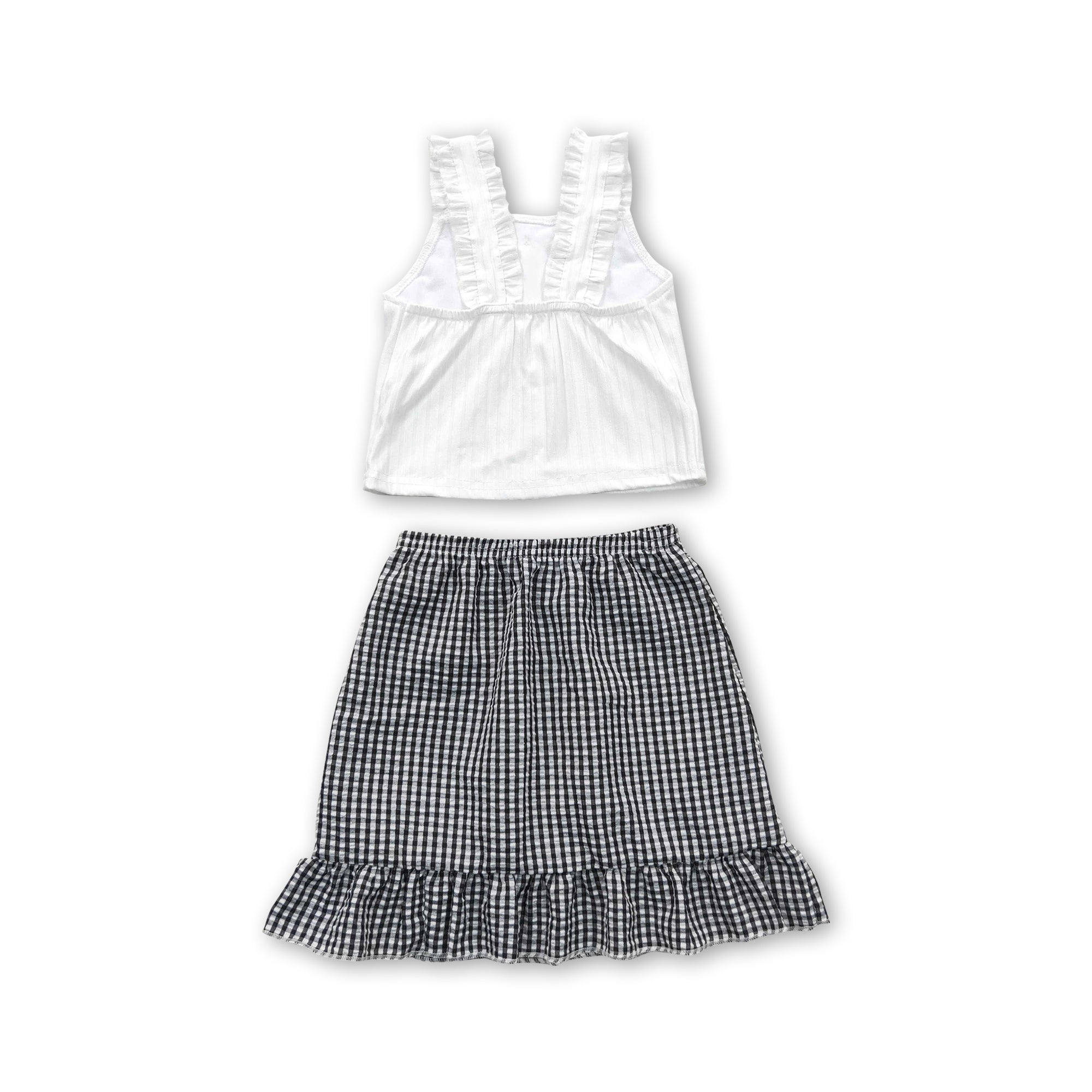 GSD0262 kids clothes girls black skirt summer outfits-promotion 2025.4.5 $5.5