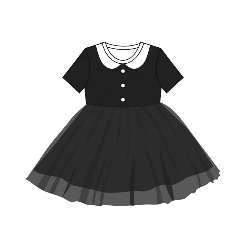 GSD0285 baby girl clothes black tulle summer dress girl party dress-promotion 2025.1.4 $5.5