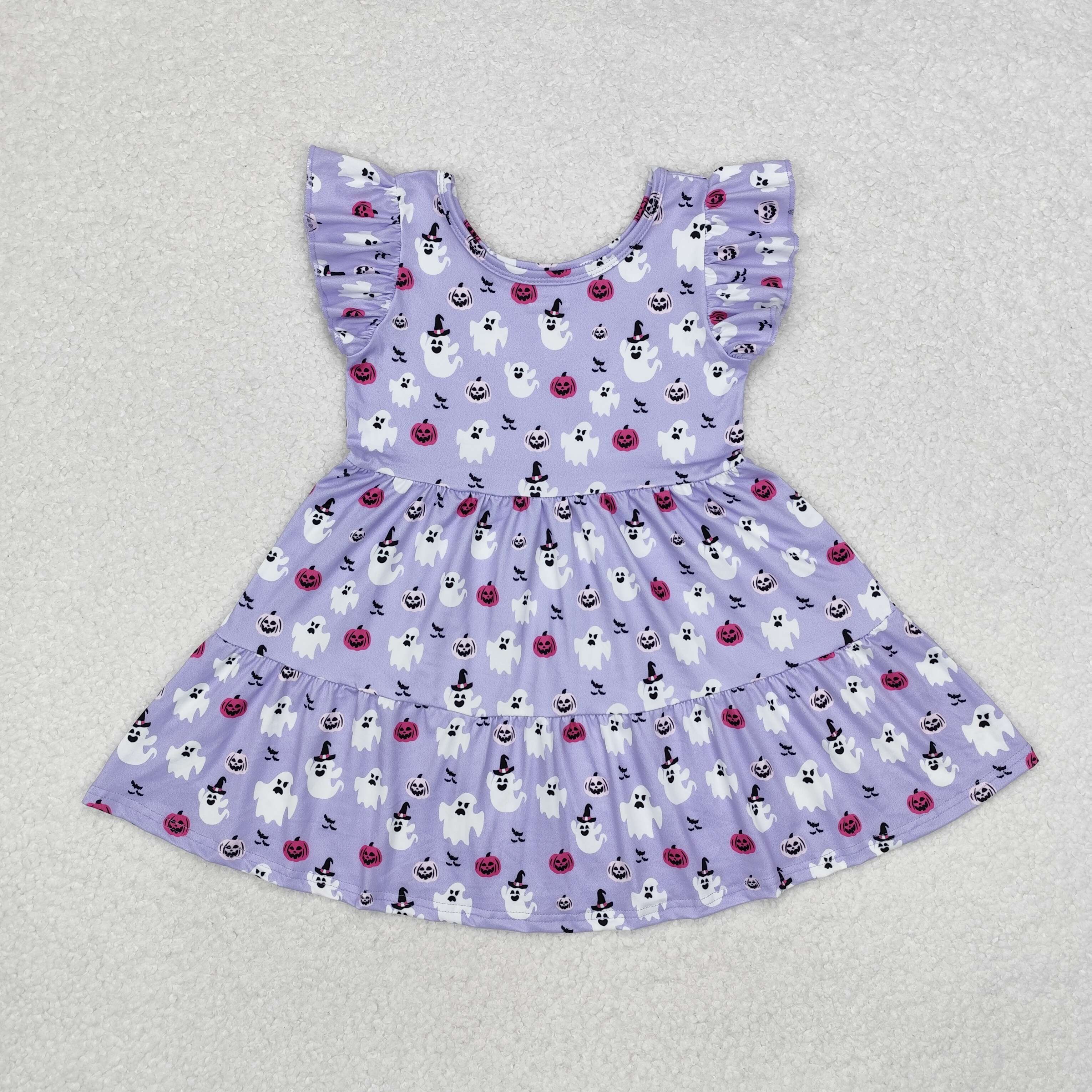 GSD1425 RTS toddler girl clothes ghost girl halloween dress