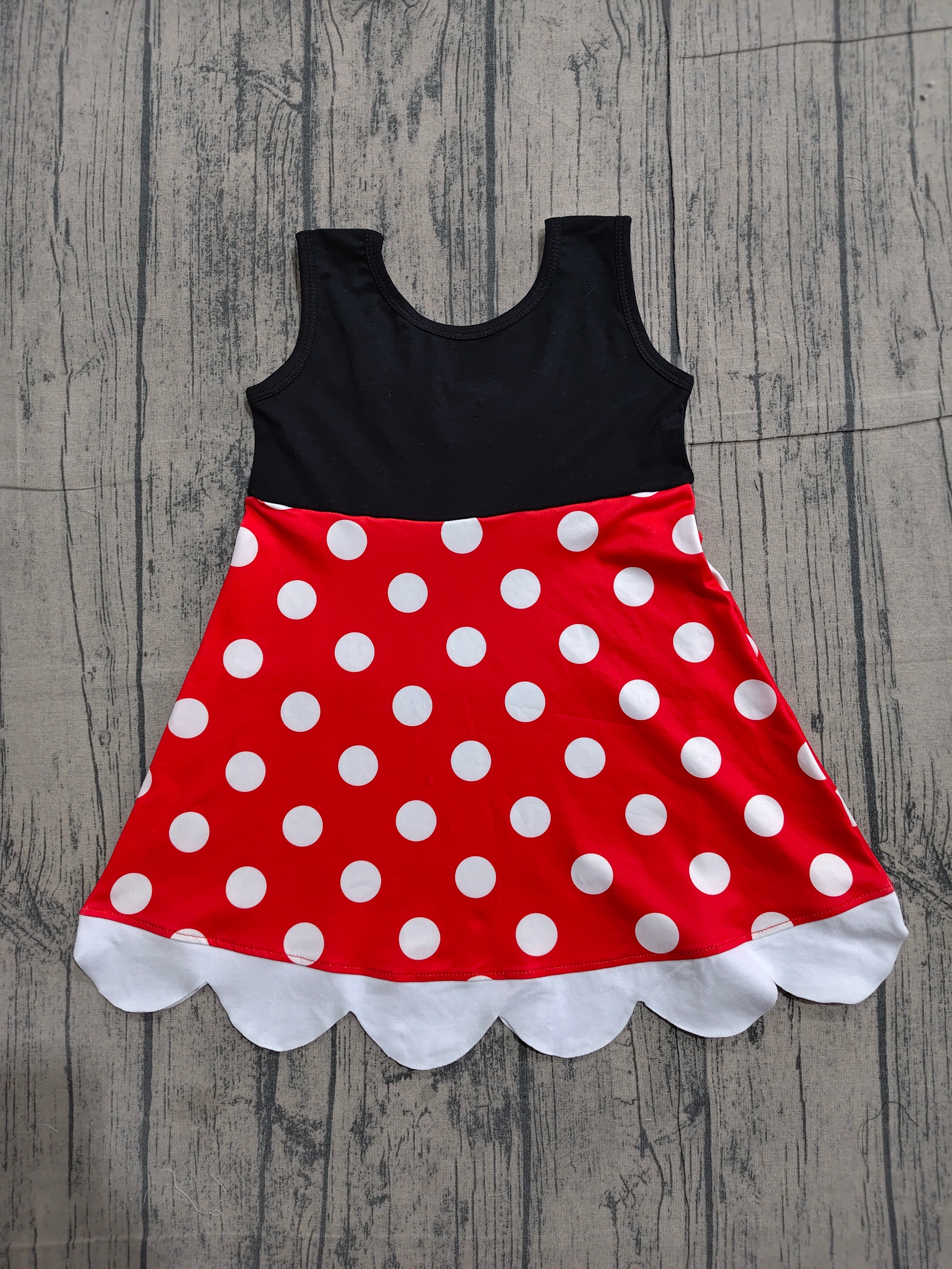 GSD2037 pre-order toddler clothes cartoon mouse girl summer dress-real pic 2026.3.26 