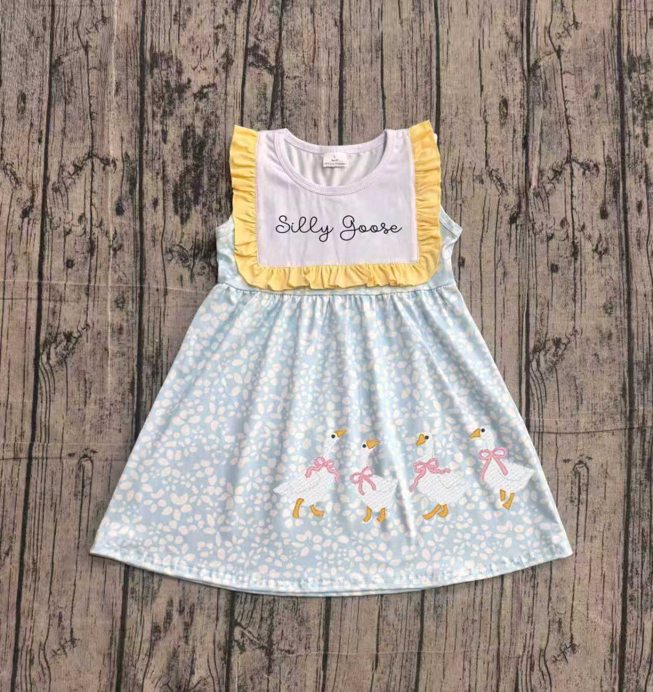 GSD2970 pre-order toddler clothes goose girl summer embroidery dress-real pic 2026.4.28 
