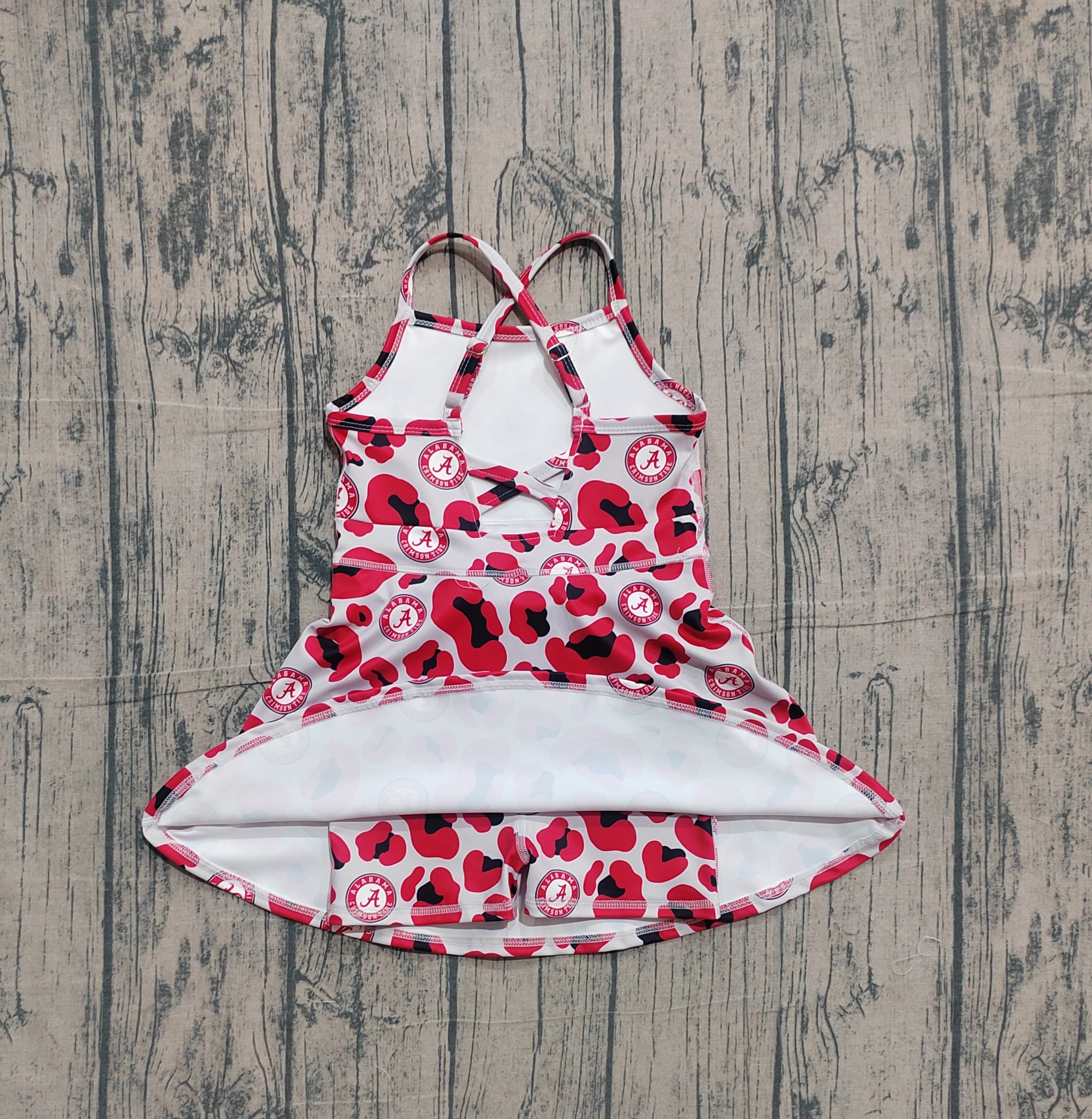 GSD3635 pre-order toddler clothes state camo print girl yoga summer dress-real pic 2026.1.19