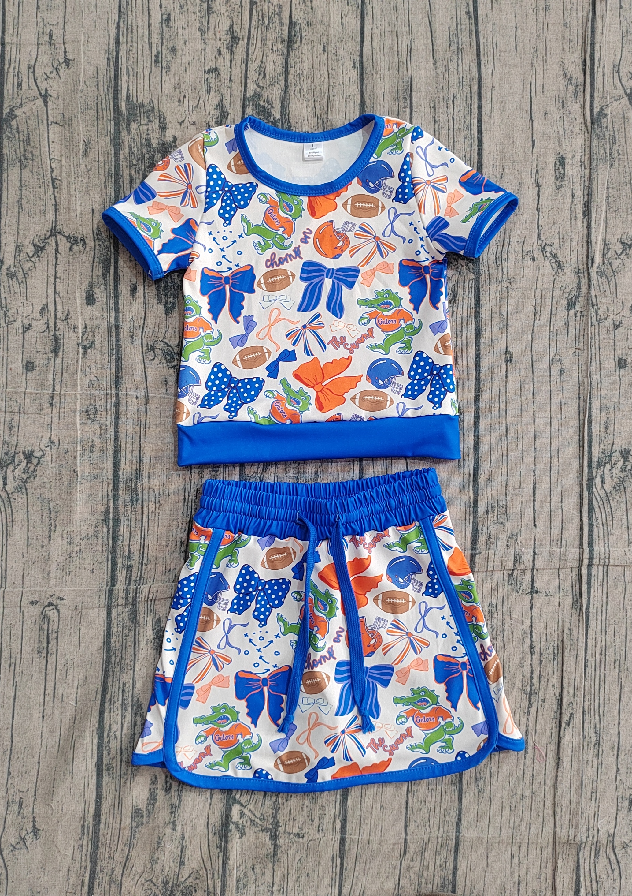 GSD3698 pre-order baby girl clothes state print toddler girl yoga skirt outfit-real pic 2026.2.4 