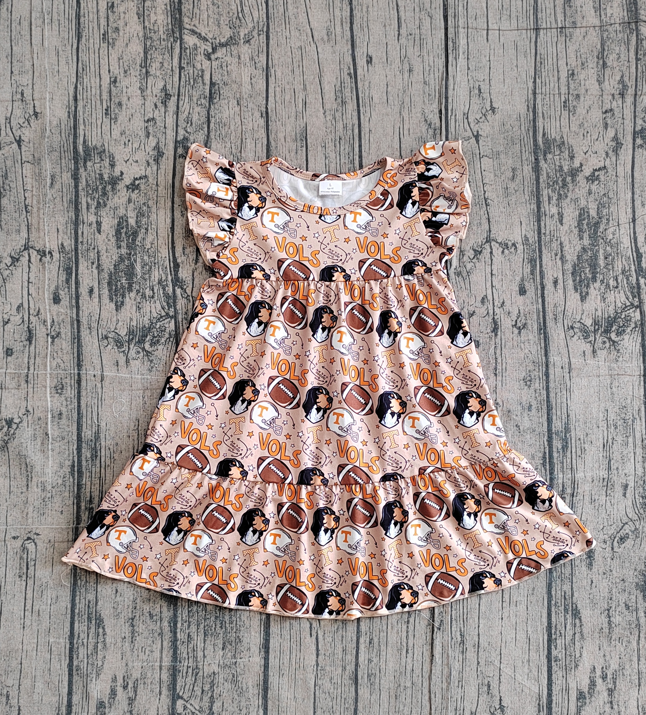 GSD3703 pre-order kids girl clothes state print girl summer dress-real pic 2026.3.11 