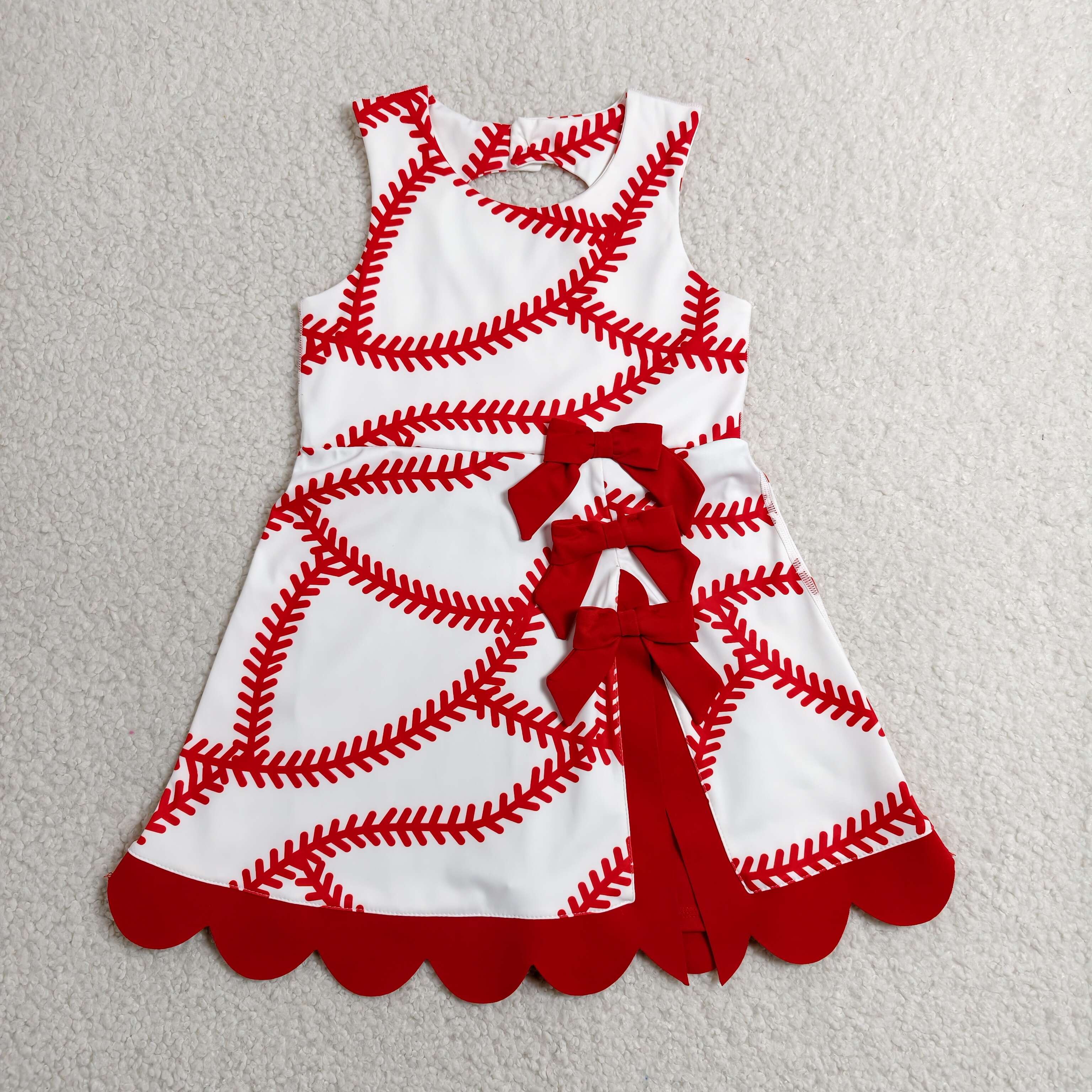 GSD3833 RTS toddler clothes baseball girl yoga summer dress sports clothes