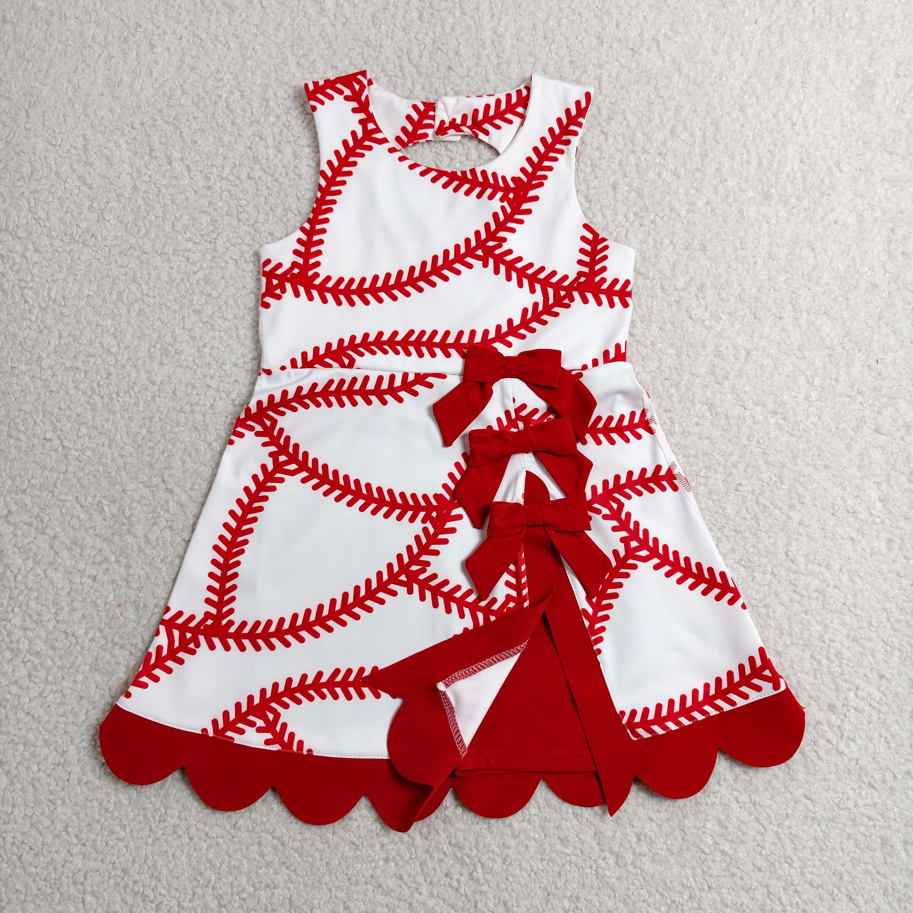 GSD3833 RTS toddler clothes baseball girl yoga summer dress sports clothes