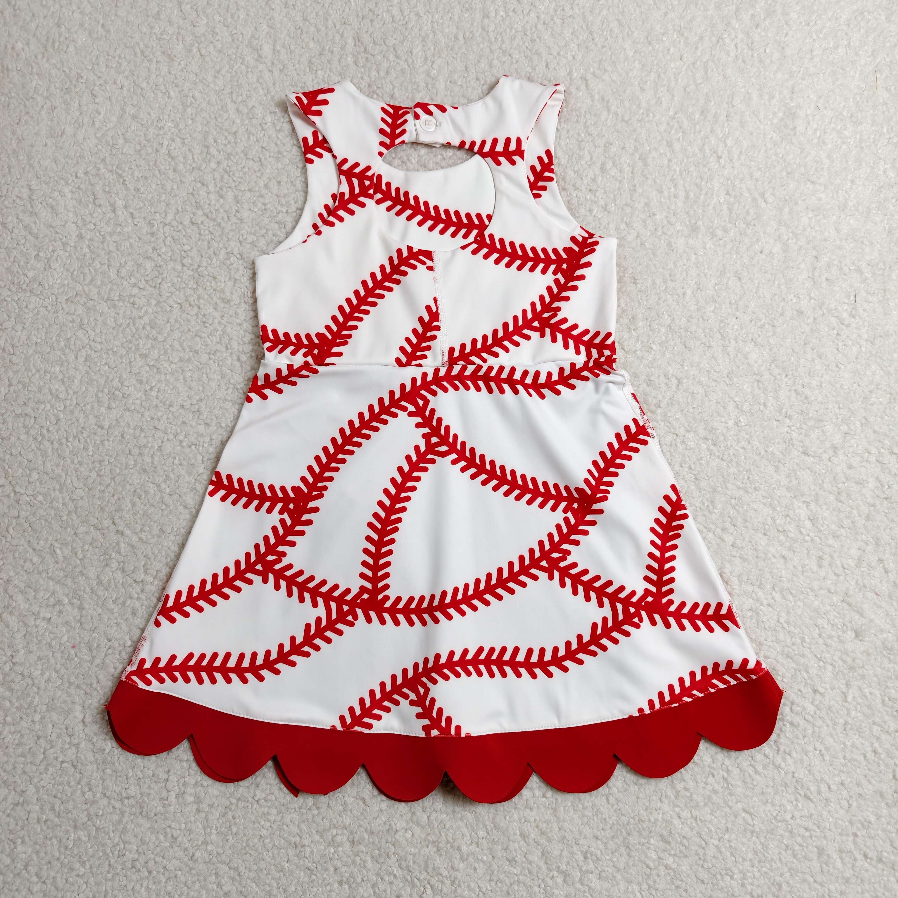 GSD3833 RTS toddler clothes baseball girl yoga summer dress sports clothes