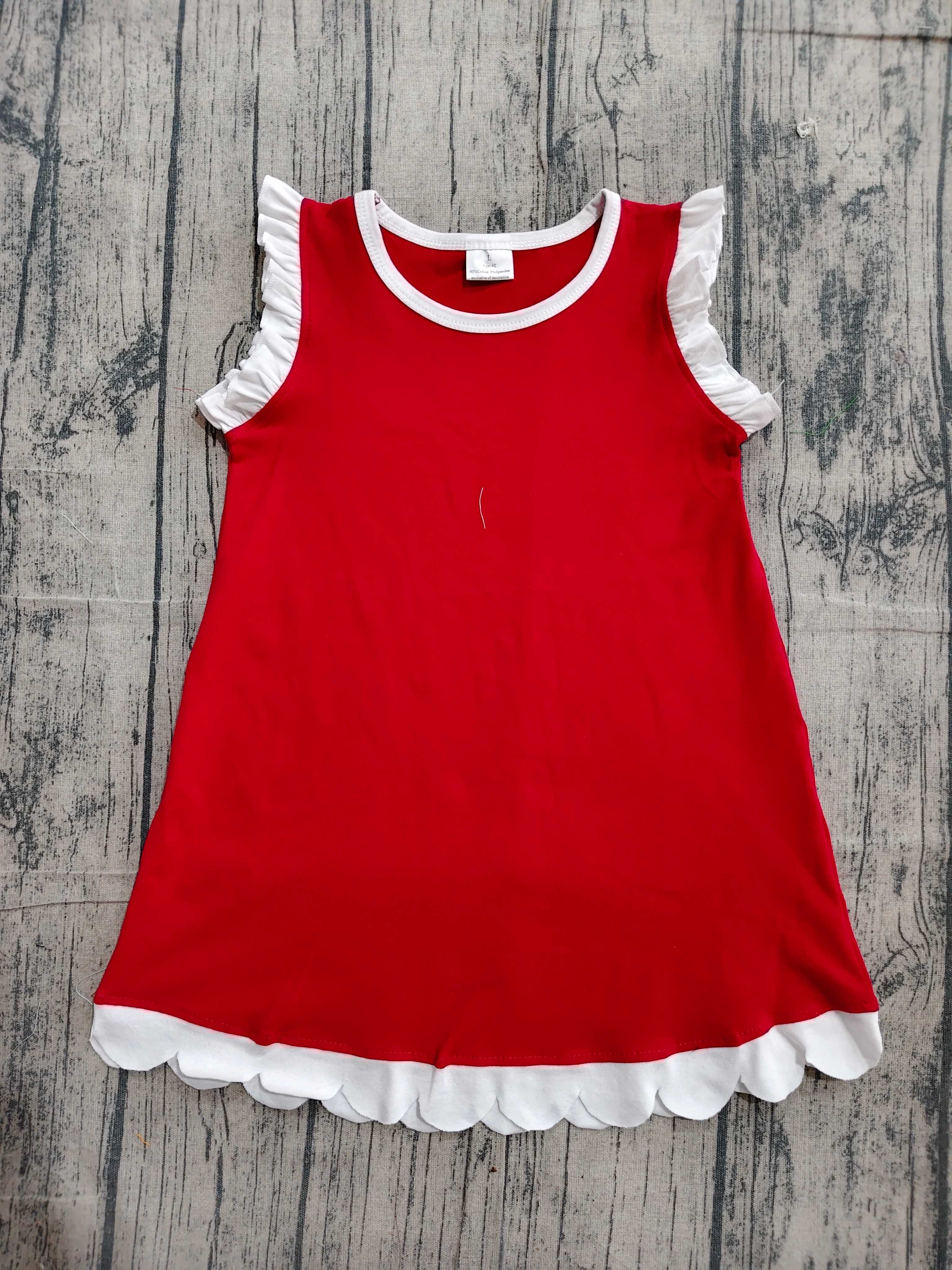 GSD4047 pre-order toddler clothes solid color print girl summer dress-real pic 2026.4.19 