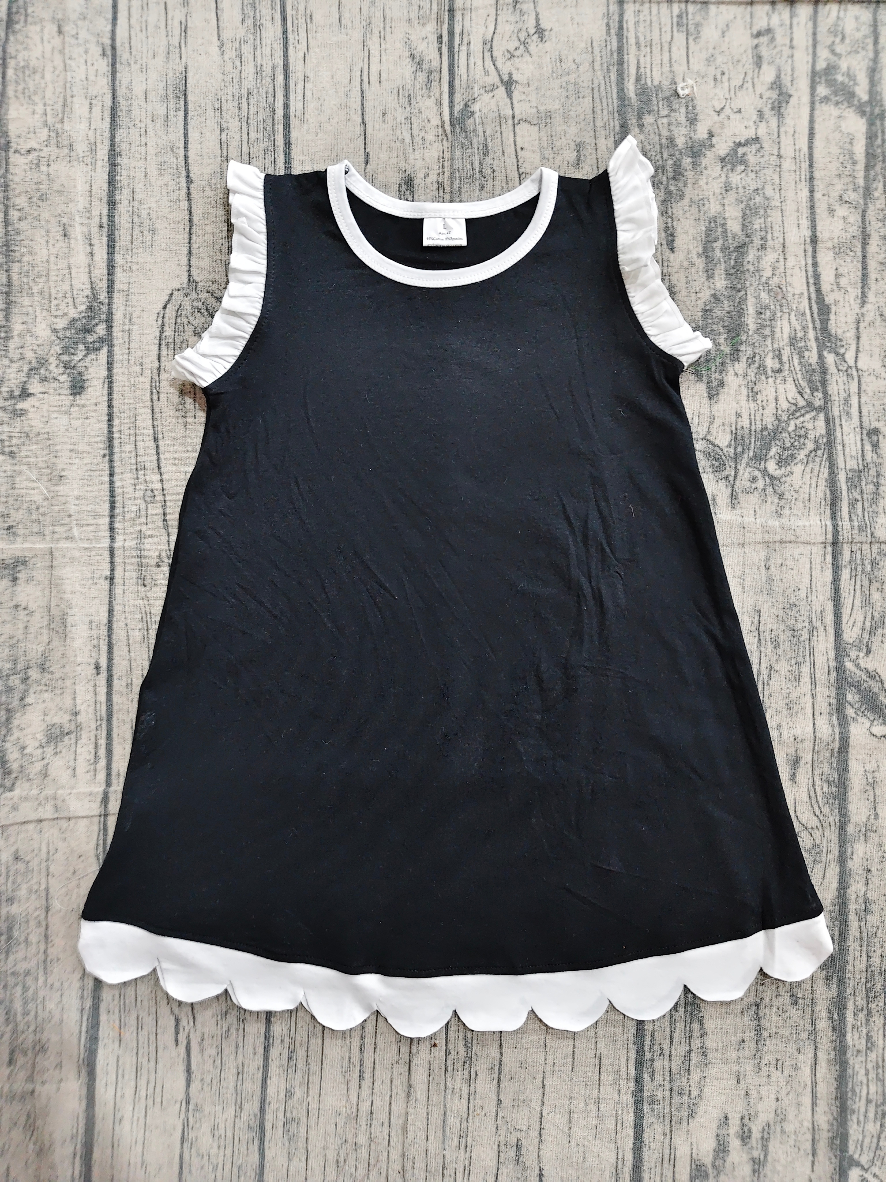GSD4059 pre-order toddler clothes solid color print girl summer dress-real pic 2026.4.19 