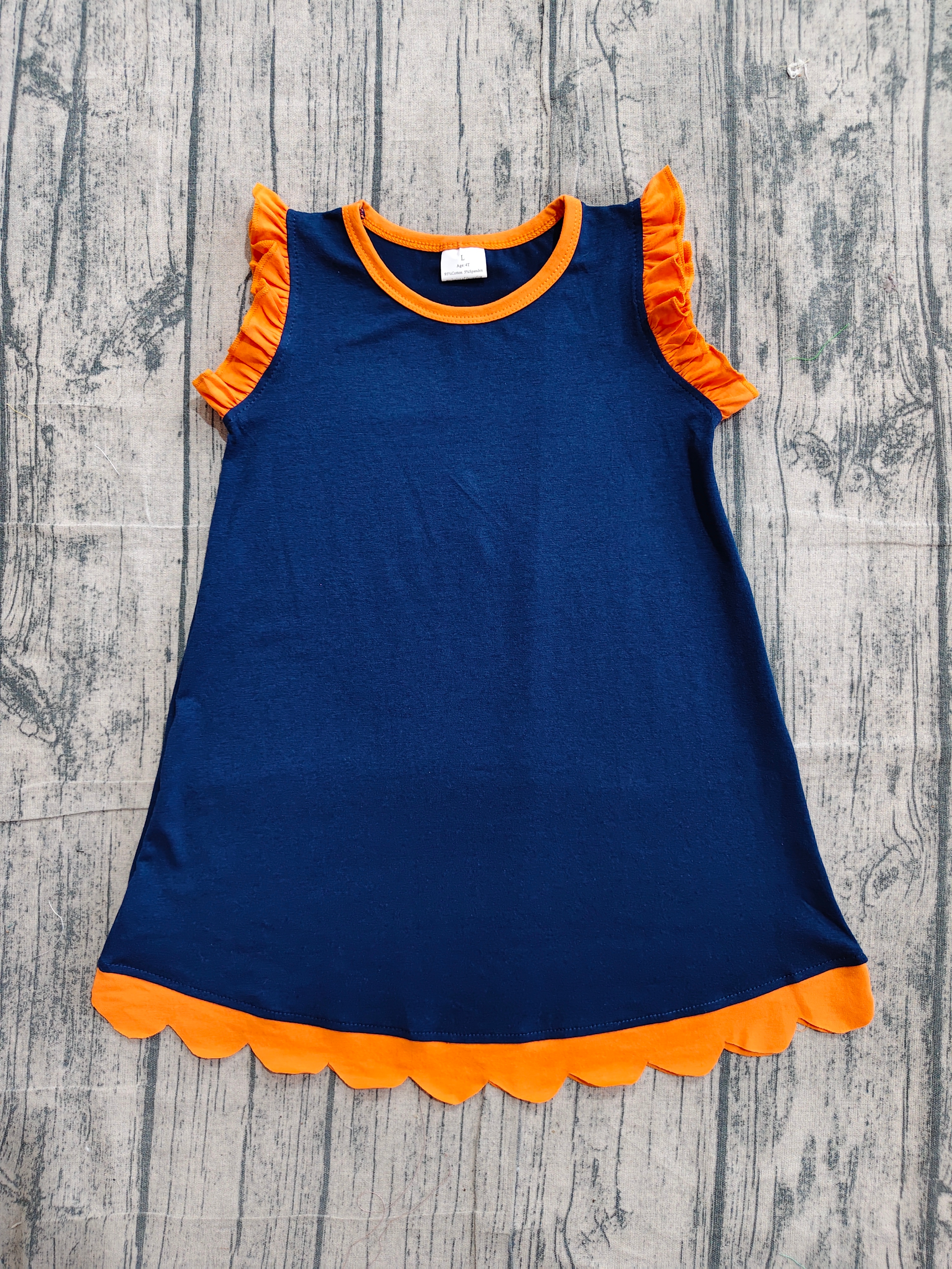 GSD4062 pre-order toddler clothes solid color print girl summer dress-real pic 2026.4.19 