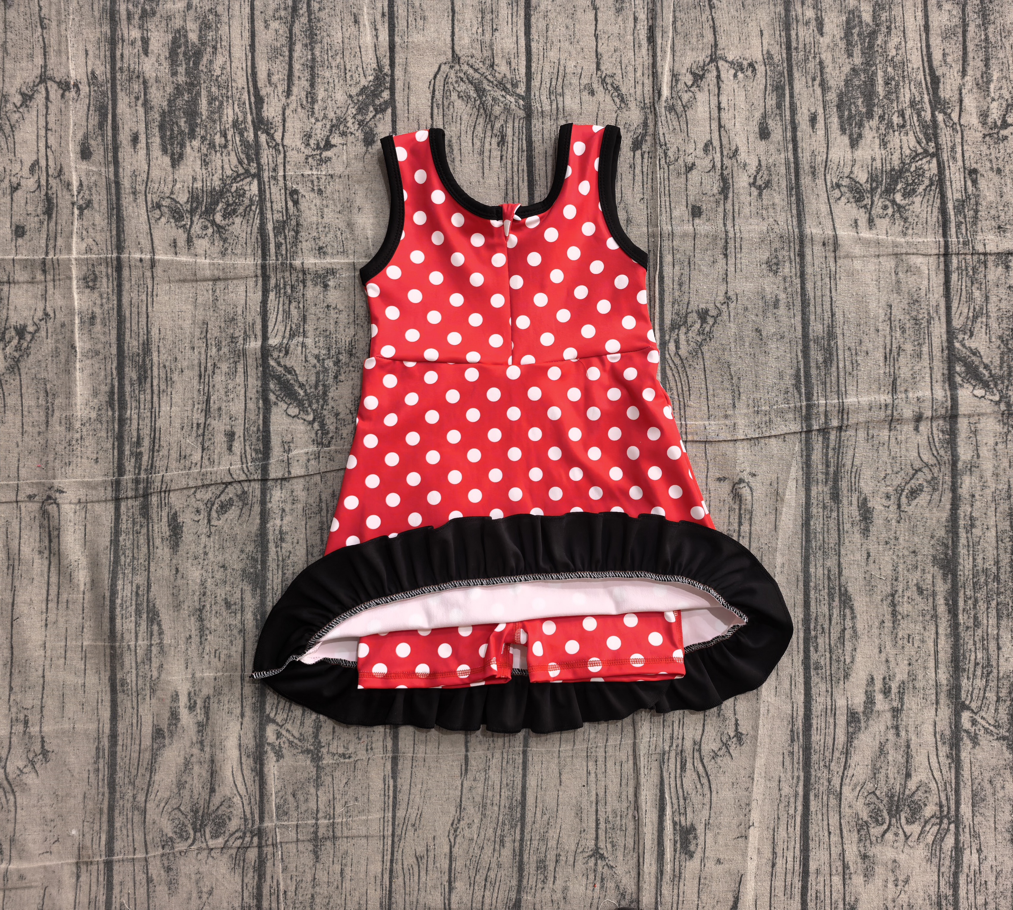 GSD4128 pre-order toddler clothes solid color print girl yoga summer dress-real pic 2026.5.13 