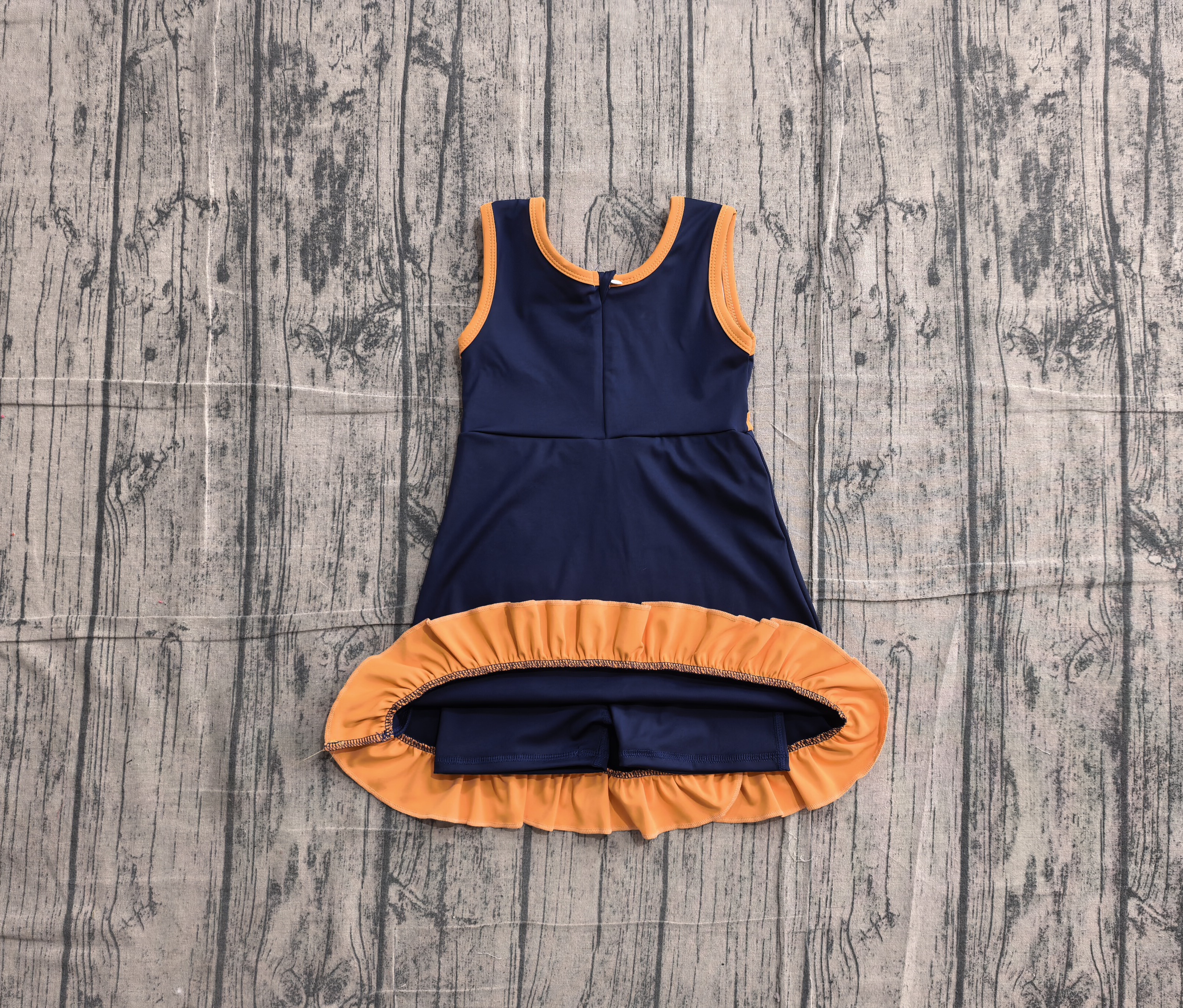 GSD4131 pre-order toddler clothes solid color print girl yoga summer dress-real pic 2026.5.13 