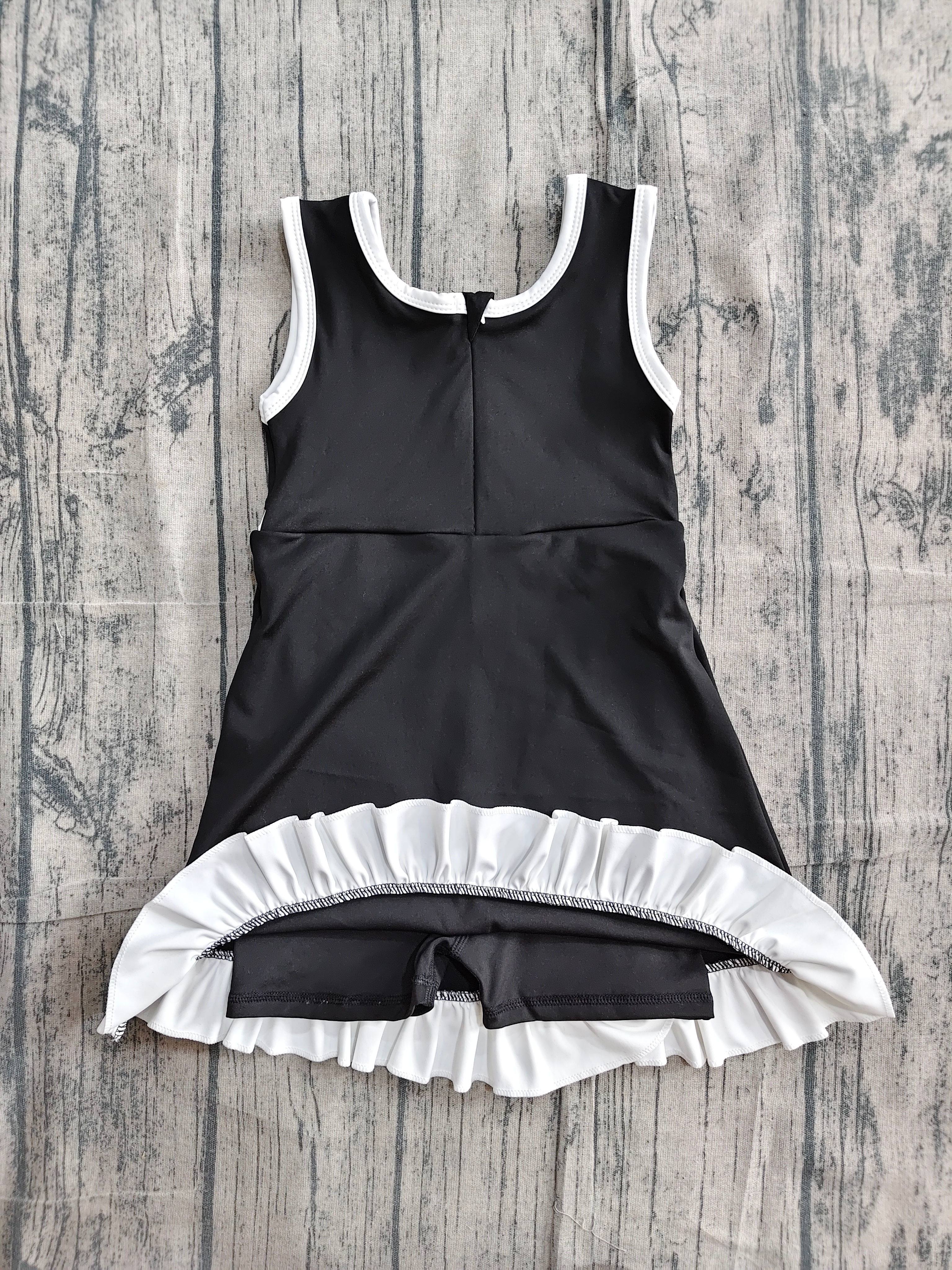 GSD4140 pre-order toddler clothes solid color print girl yoga summer dress-real pic 2026.5.11 
