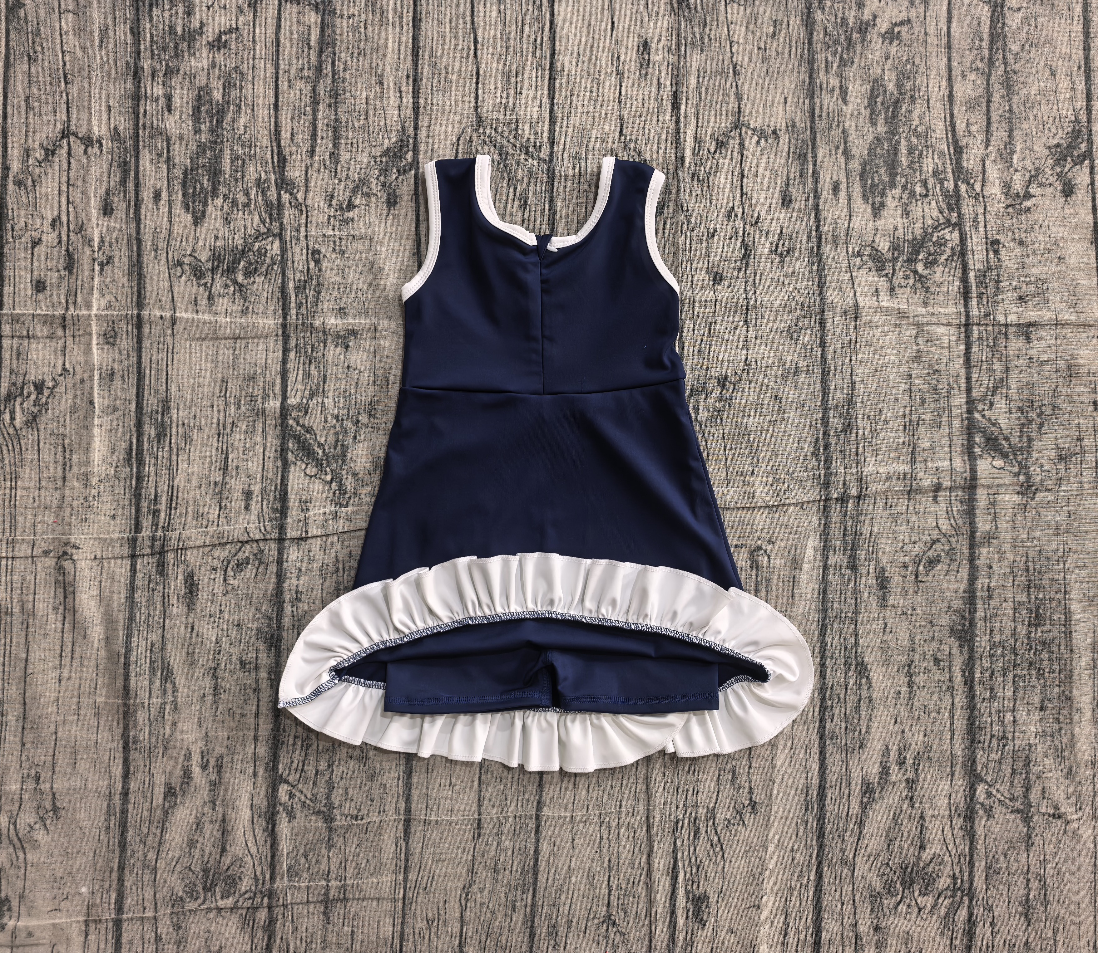 GSD4145 pre-order toddler clothes solid color print girl yoga summer dress-real pic 2026.5.13 