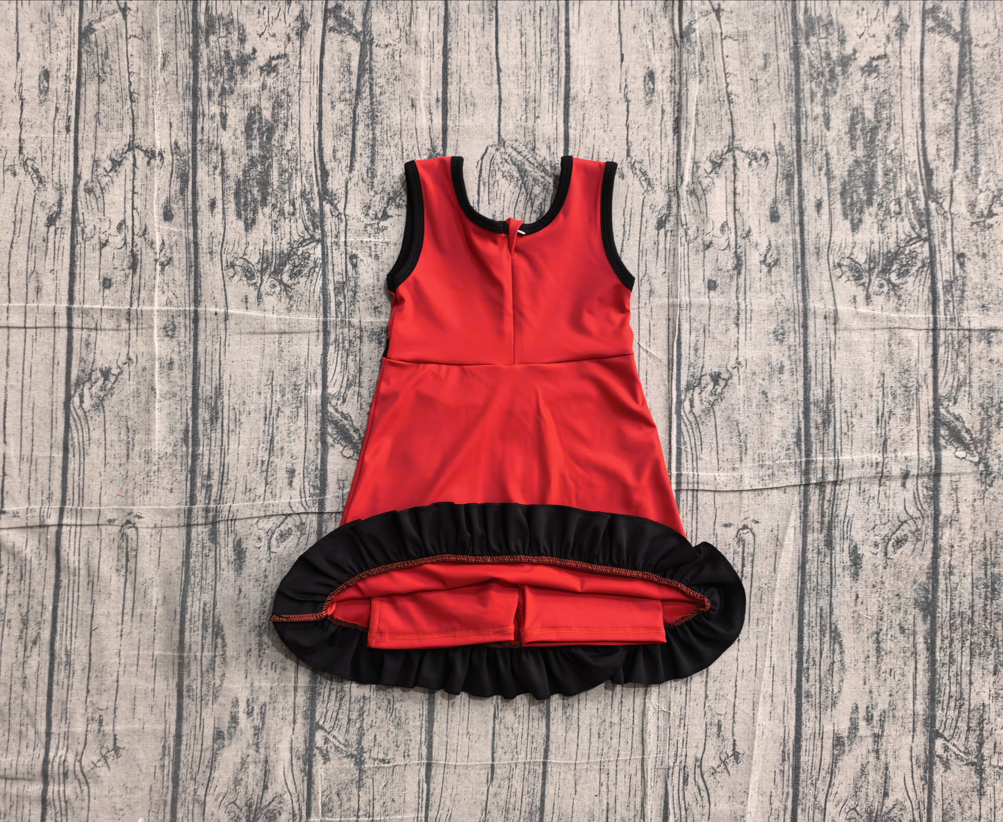 GSD4146 pre-order toddler clothes solid color print girl yoga summer dress-real pic 2026.5.13 