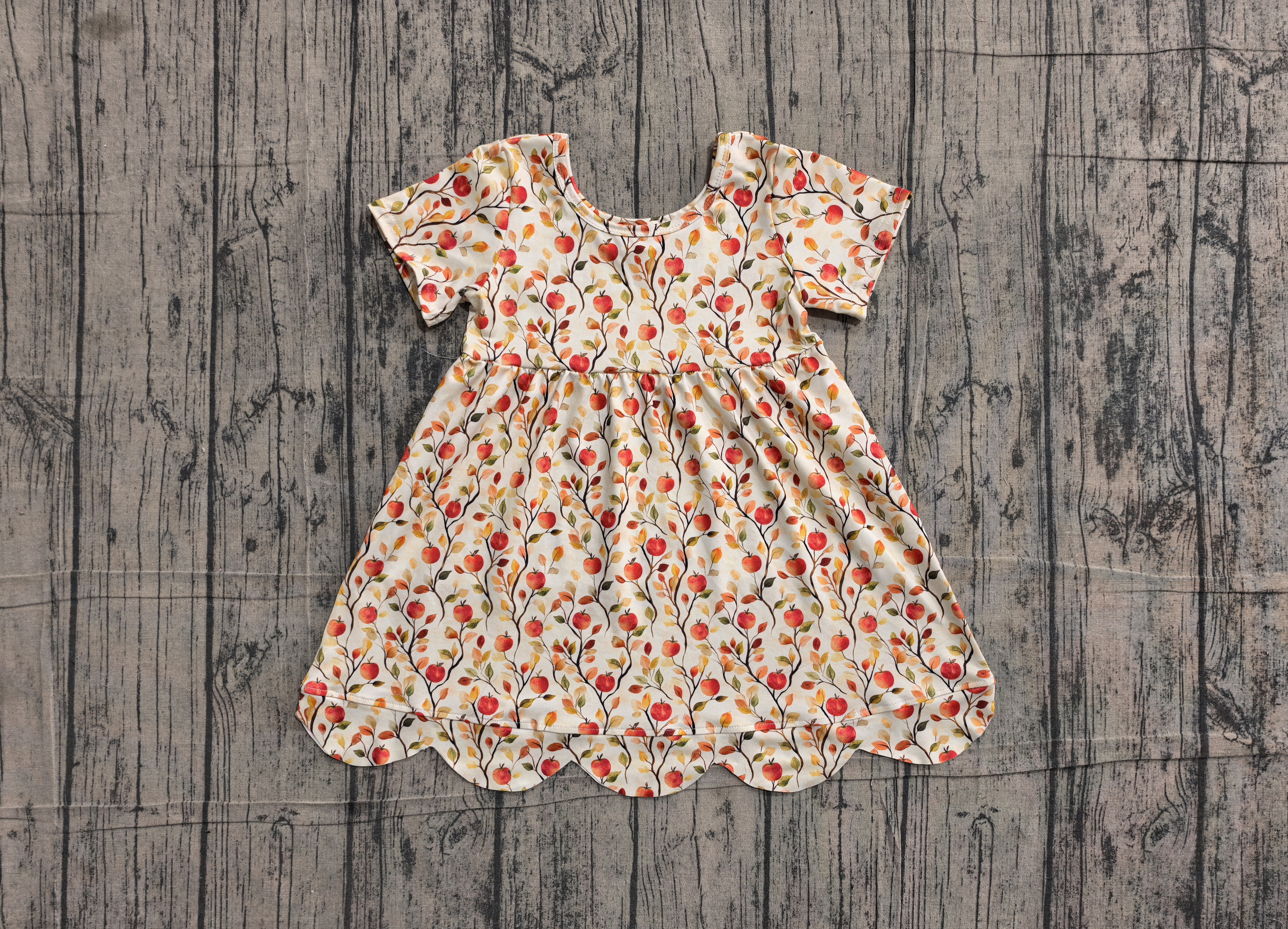 GSD4156 pre-order toddler clothes flower print girl summer dress-real pic 2026.5.28 