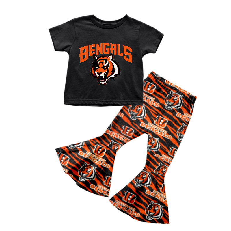 GSPO0187 fall boutique kids clothing tiger designer clothes girl state set-promotion 2025.10.18 $5.5