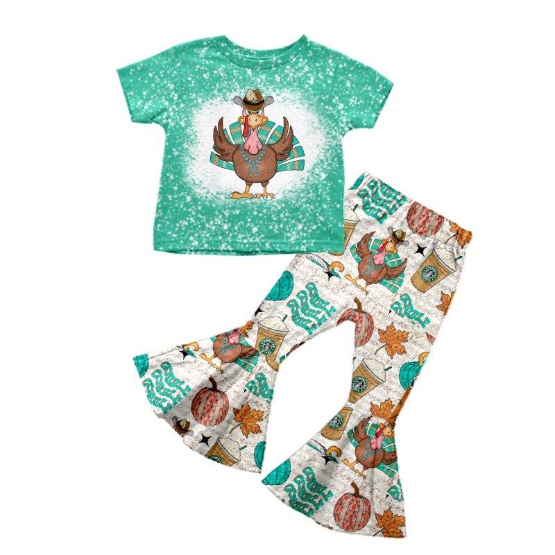 GSPO0195 thanksgiving outfits for girls turkey set-promotion 2024.11.2 $5.5
