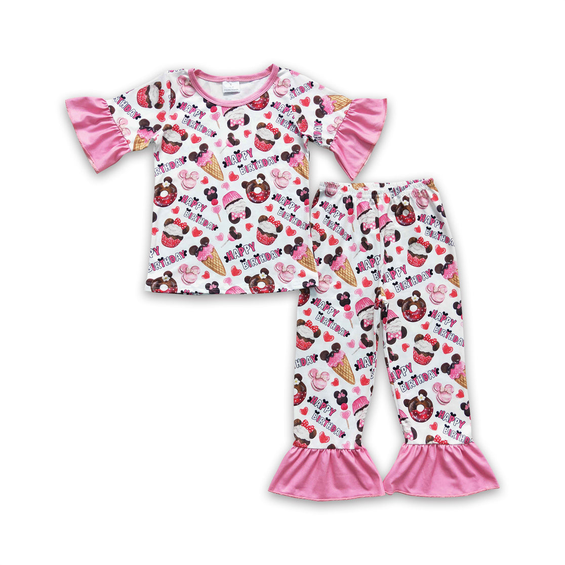 GSPO0306 baby girl clothes happy birthday pajamas set-promotion $5.5 2026.3.7