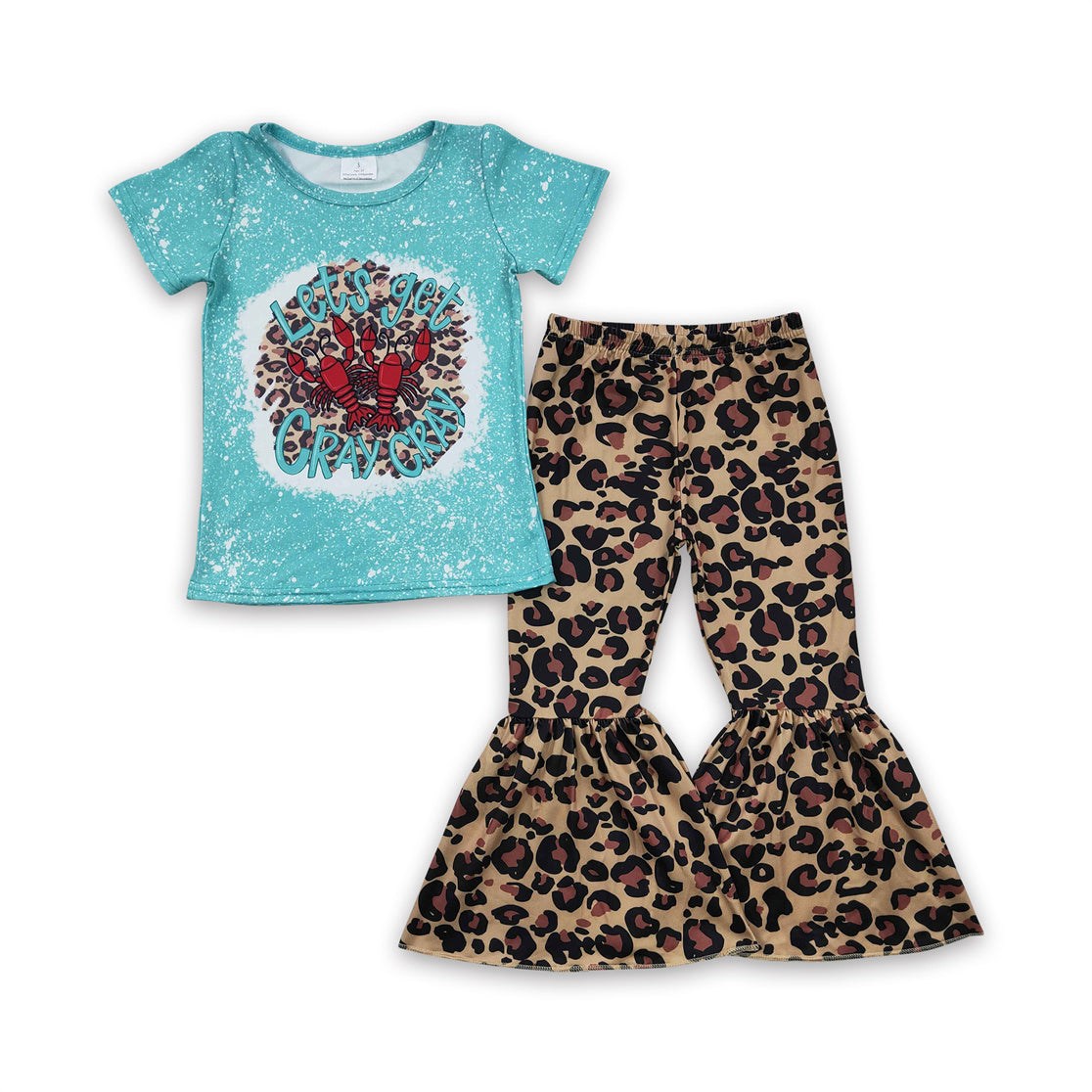 GSPO0333 kids clothes girls crawfish fall spring bells set outfits-promotion $5.5 2026.3.21