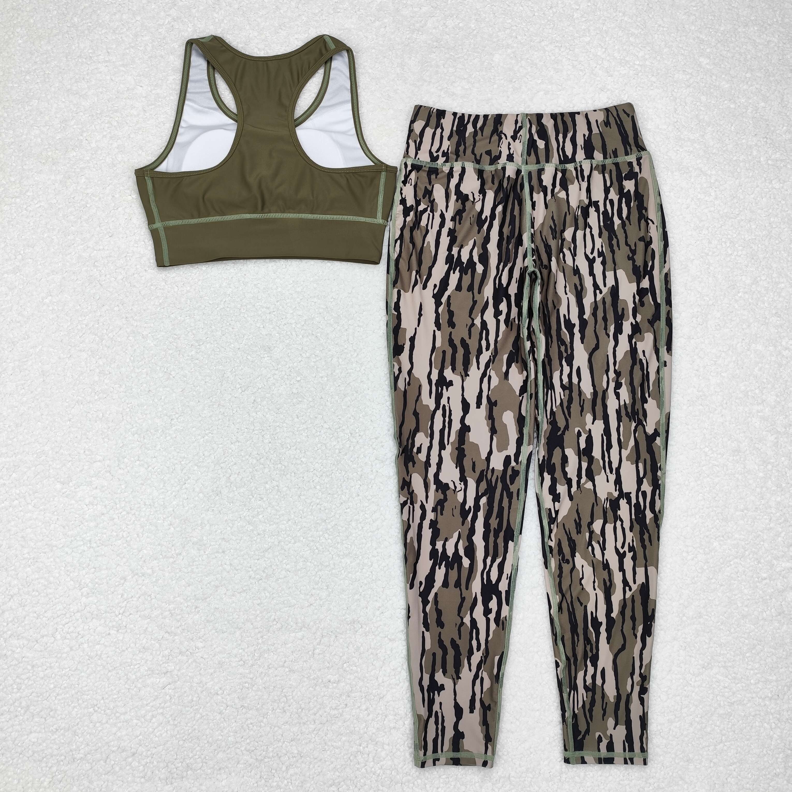 GSPO1666 RTS adult clothes camouflage adult woman yoga wear
