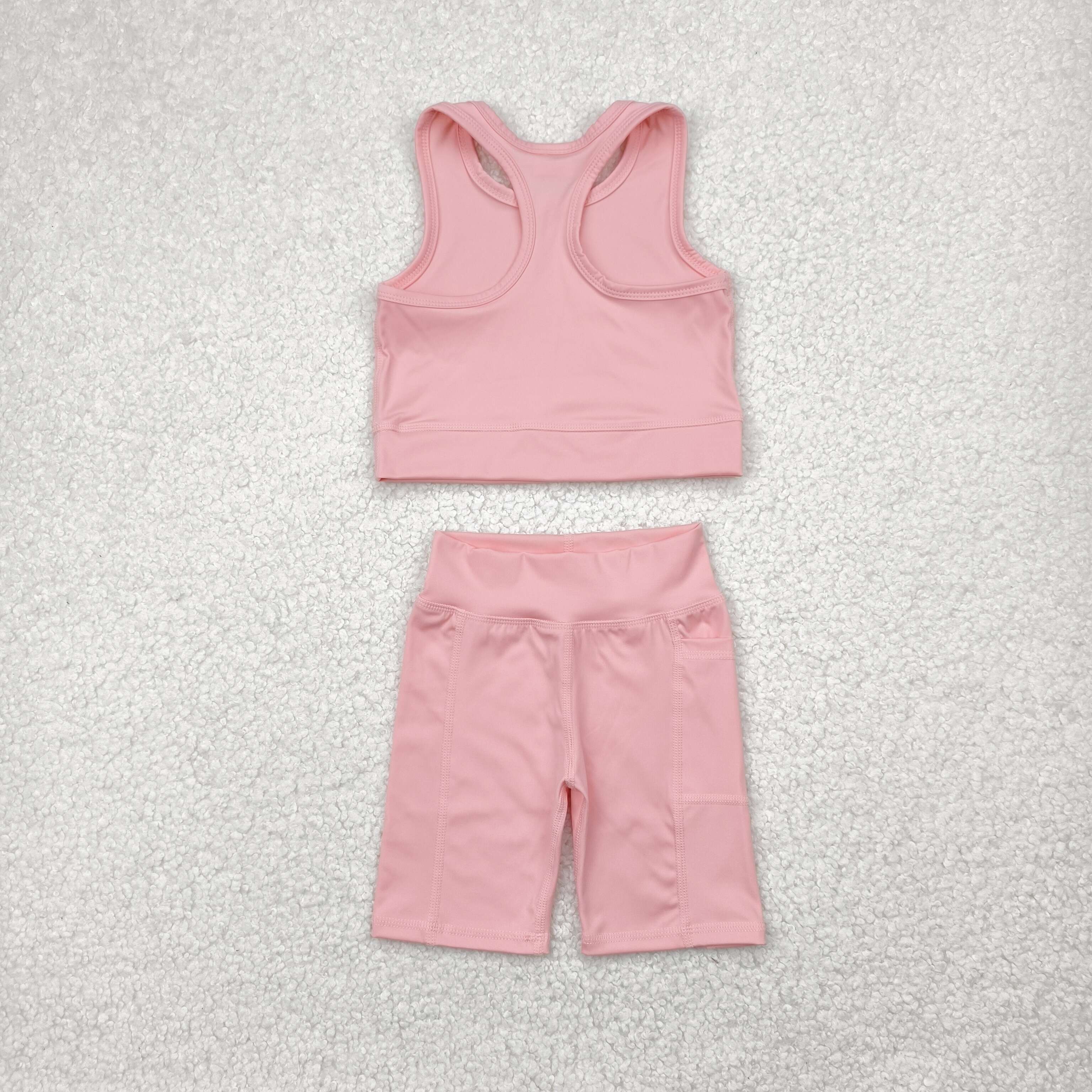 RTS girl clothes colorful toddler girl yoga summer outfit atheletic clothes