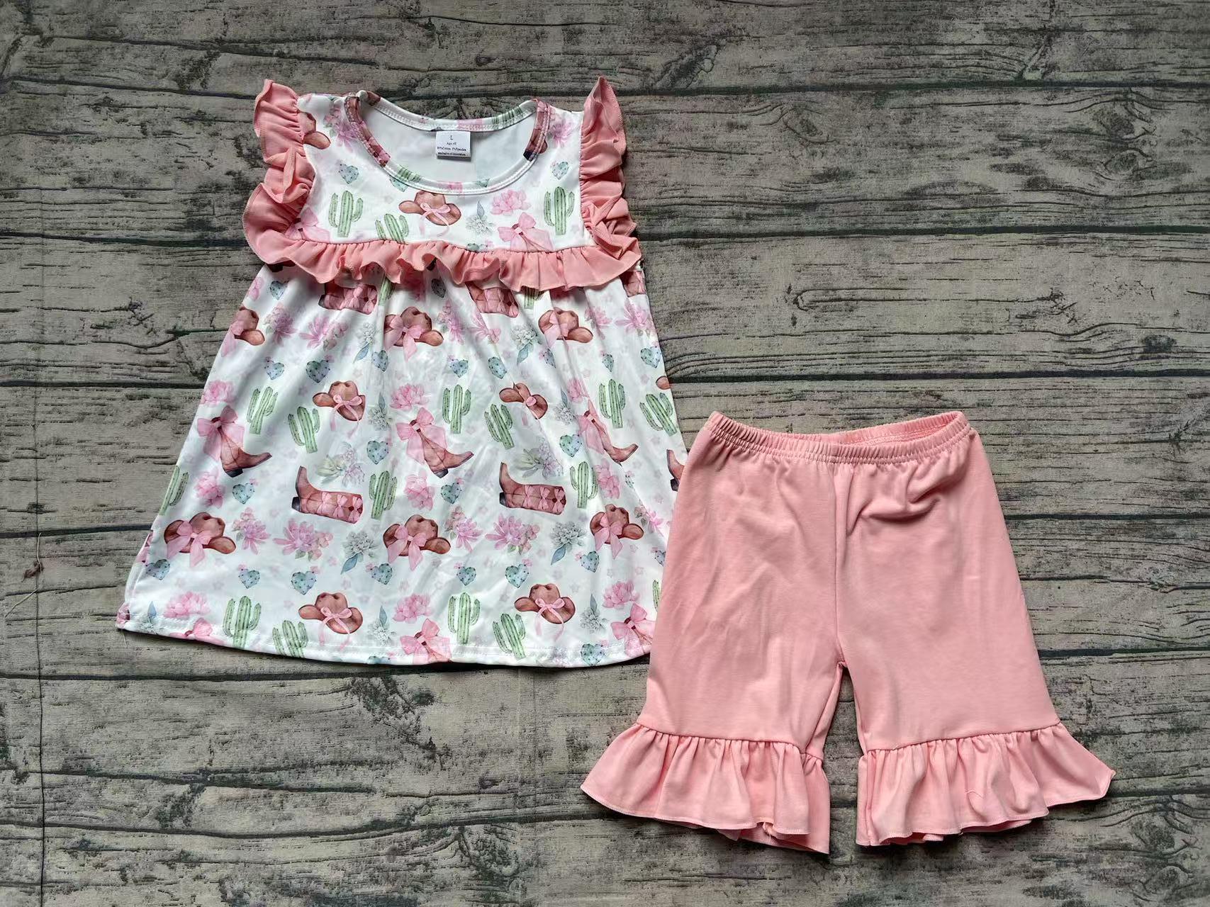 GSSO2066 pre-order baby girl clothes cowboy toddler girl summer outfit-real pic 2025.2.14 