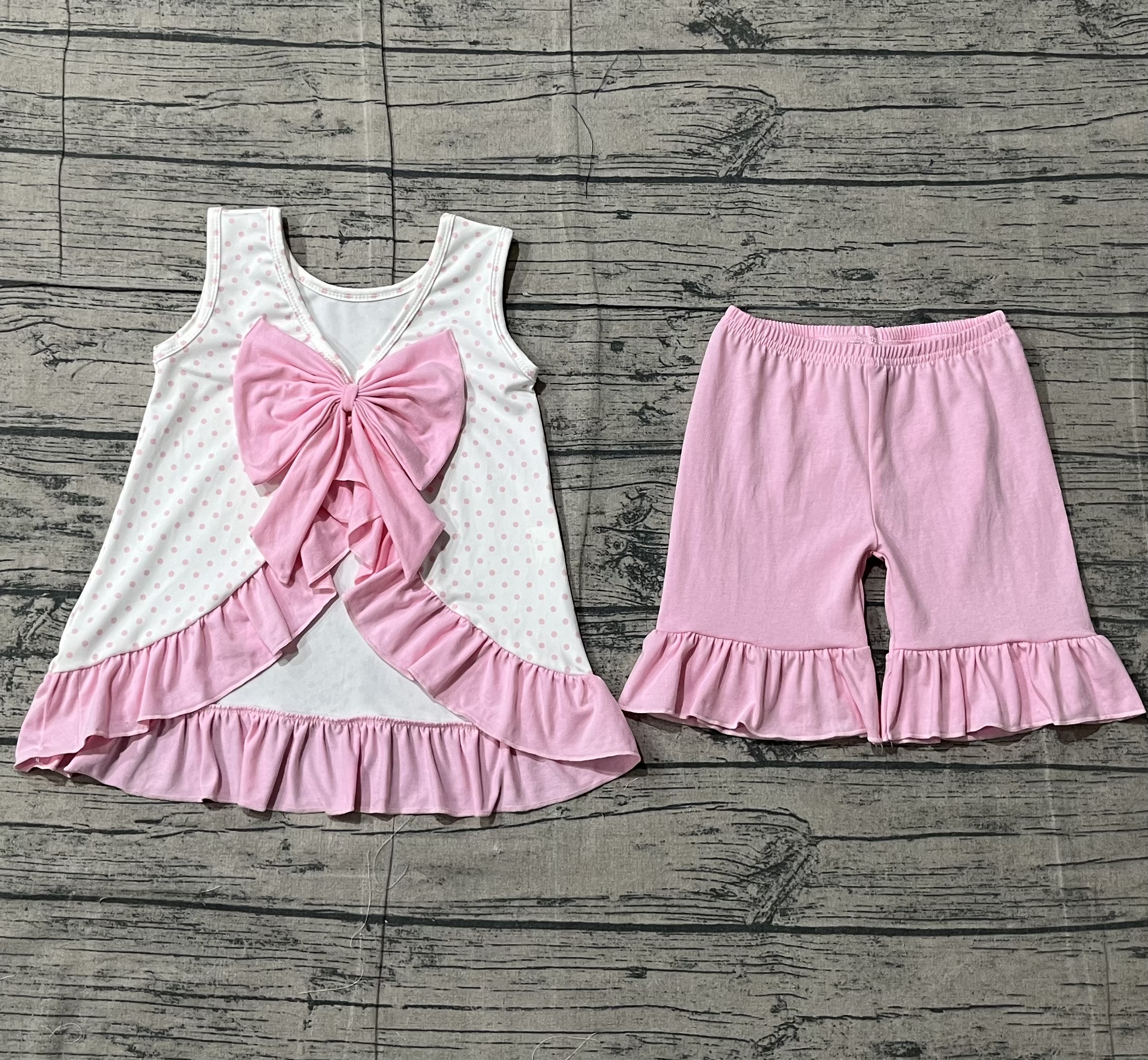 GSSO2884 pre-order baby girl clothes golf toddler girl   summer embroidery outfit-real pic 2025.12.25 