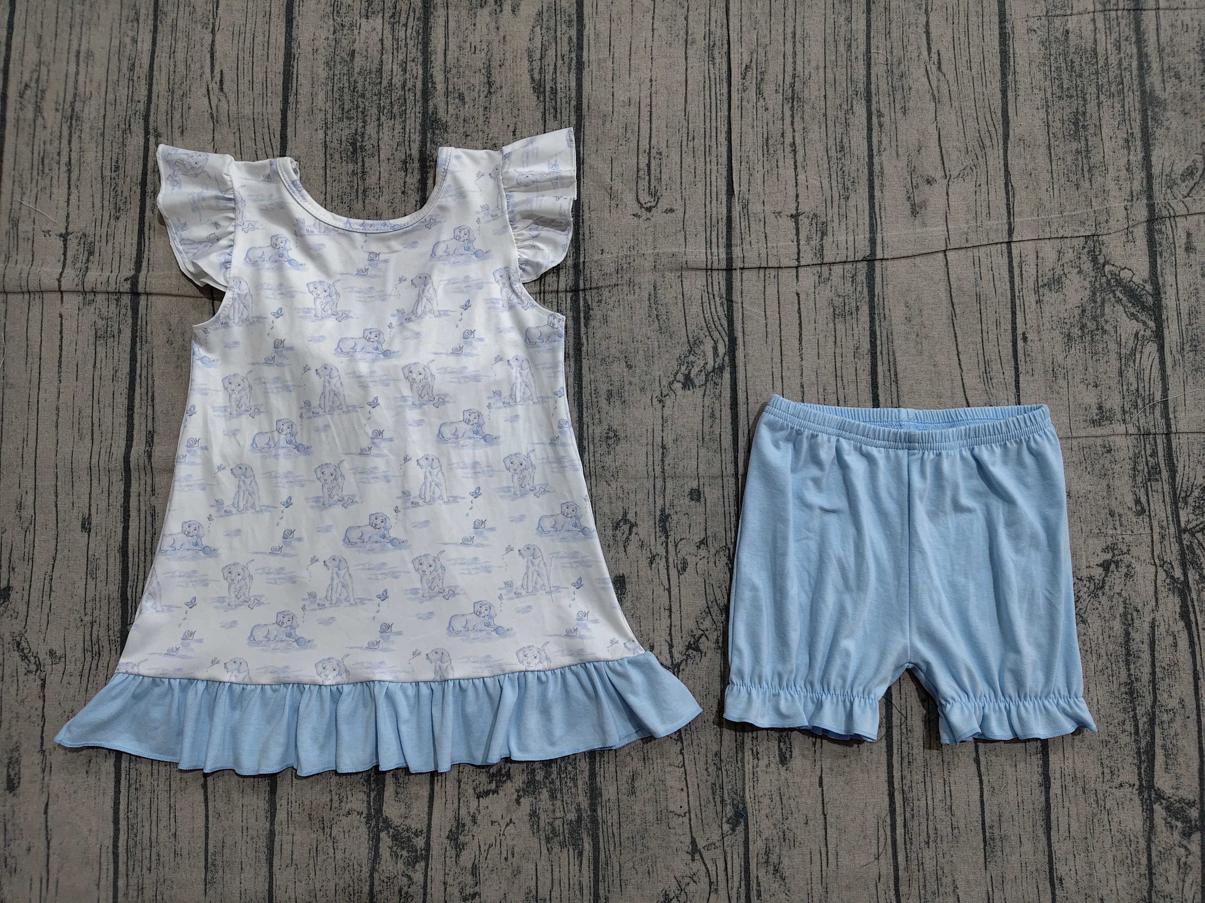 GSSO3061  pre-order baby girl clothes pubby print toddler girl summer outfit-real pic 2026.3.26 