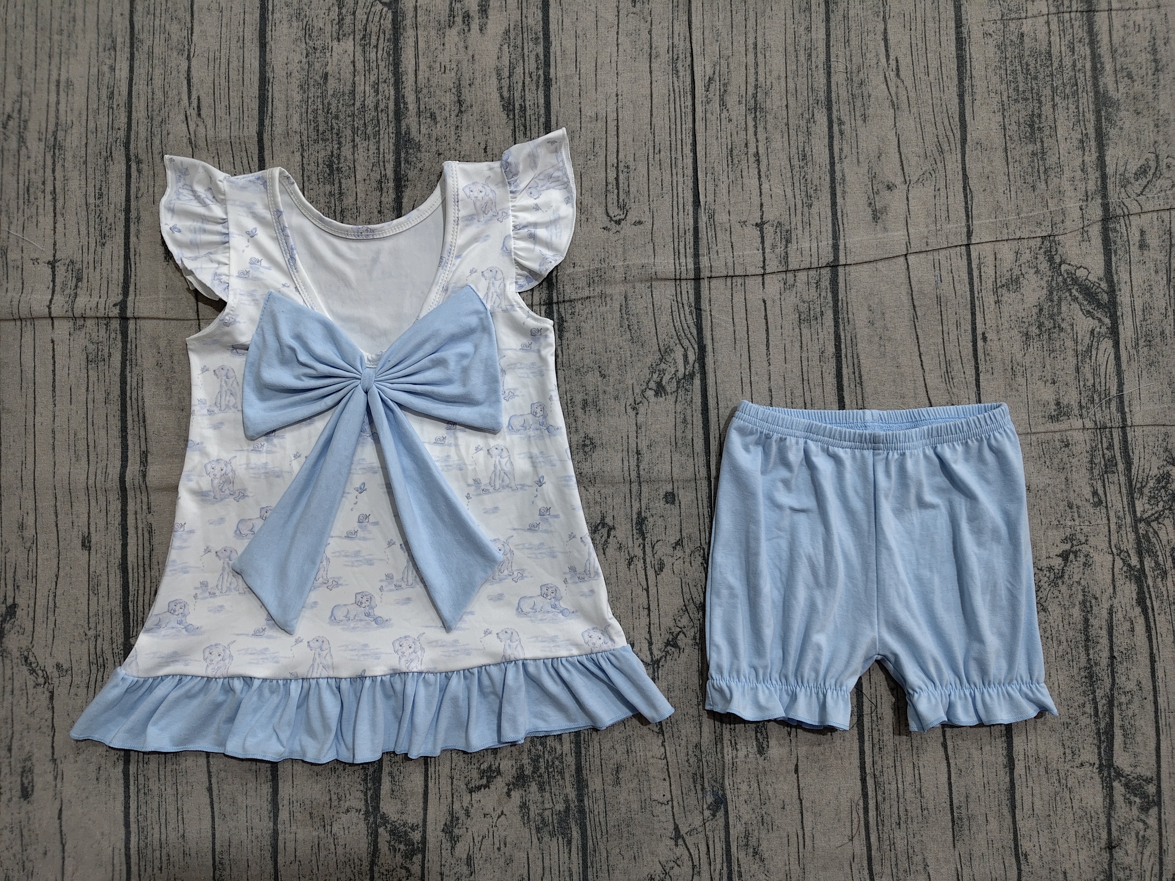 GSSO3061  pre-order baby girl clothes pubby print toddler girl summer outfit-real pic 2026.3.26 