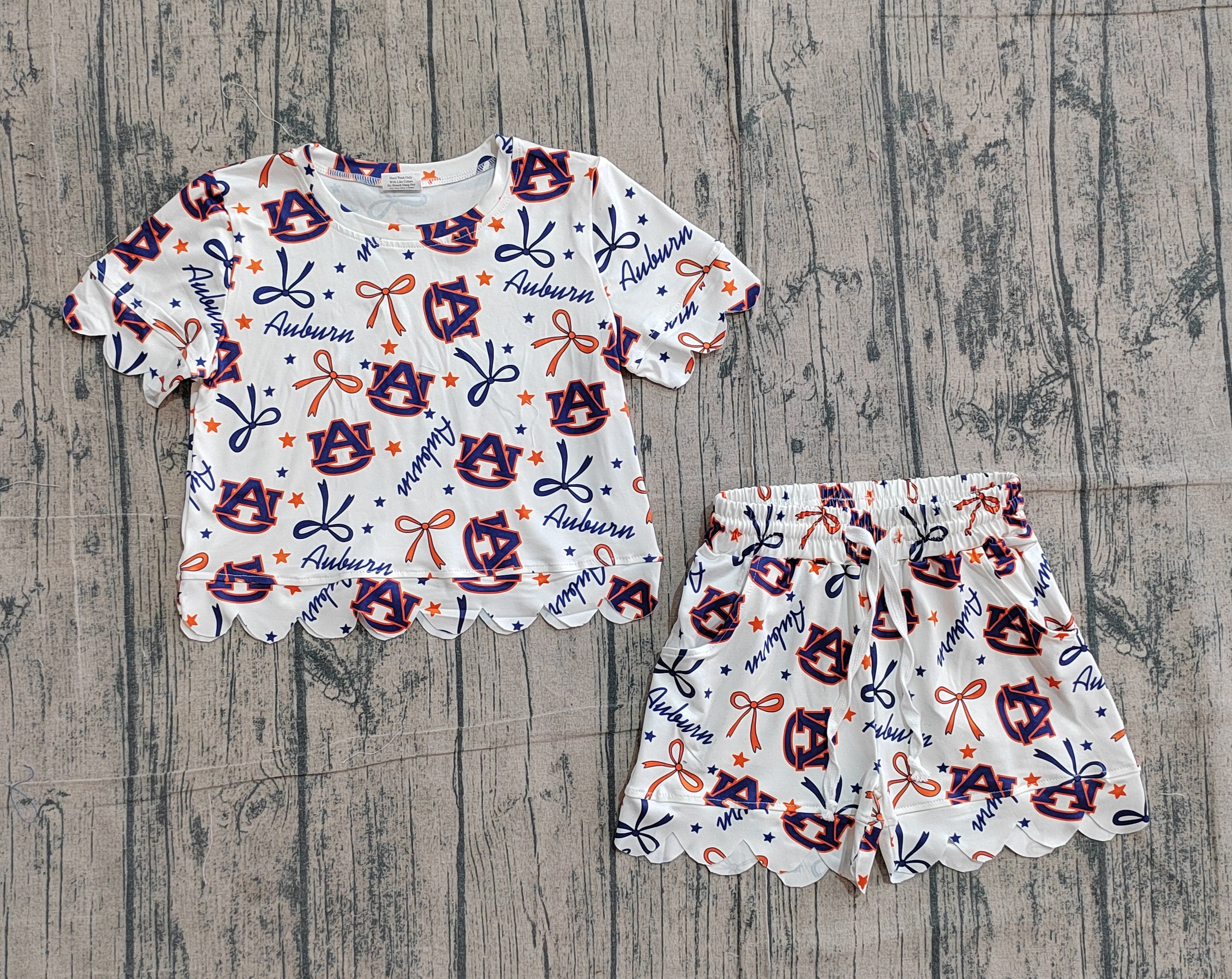 GSSO3252 pre-order kids clothes state girl summer shorts set-real pic 2026.3.6 