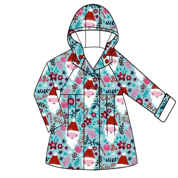 GT0026 girl christmas jackets santa claus coats-promotion 2025.10.25 $5.5