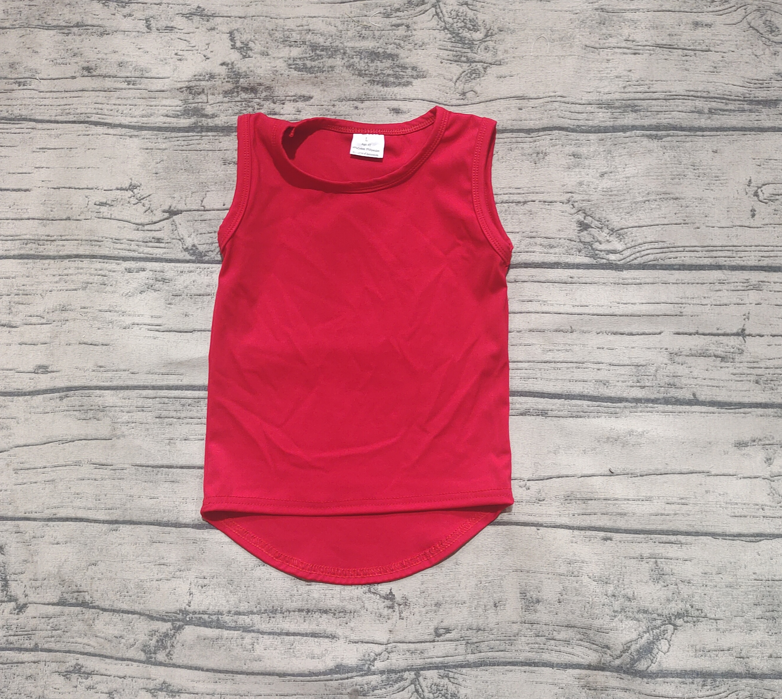 GT0981 pre-order  toddler girl clothes red girl summer top shirt-real pic 2025.4.12 