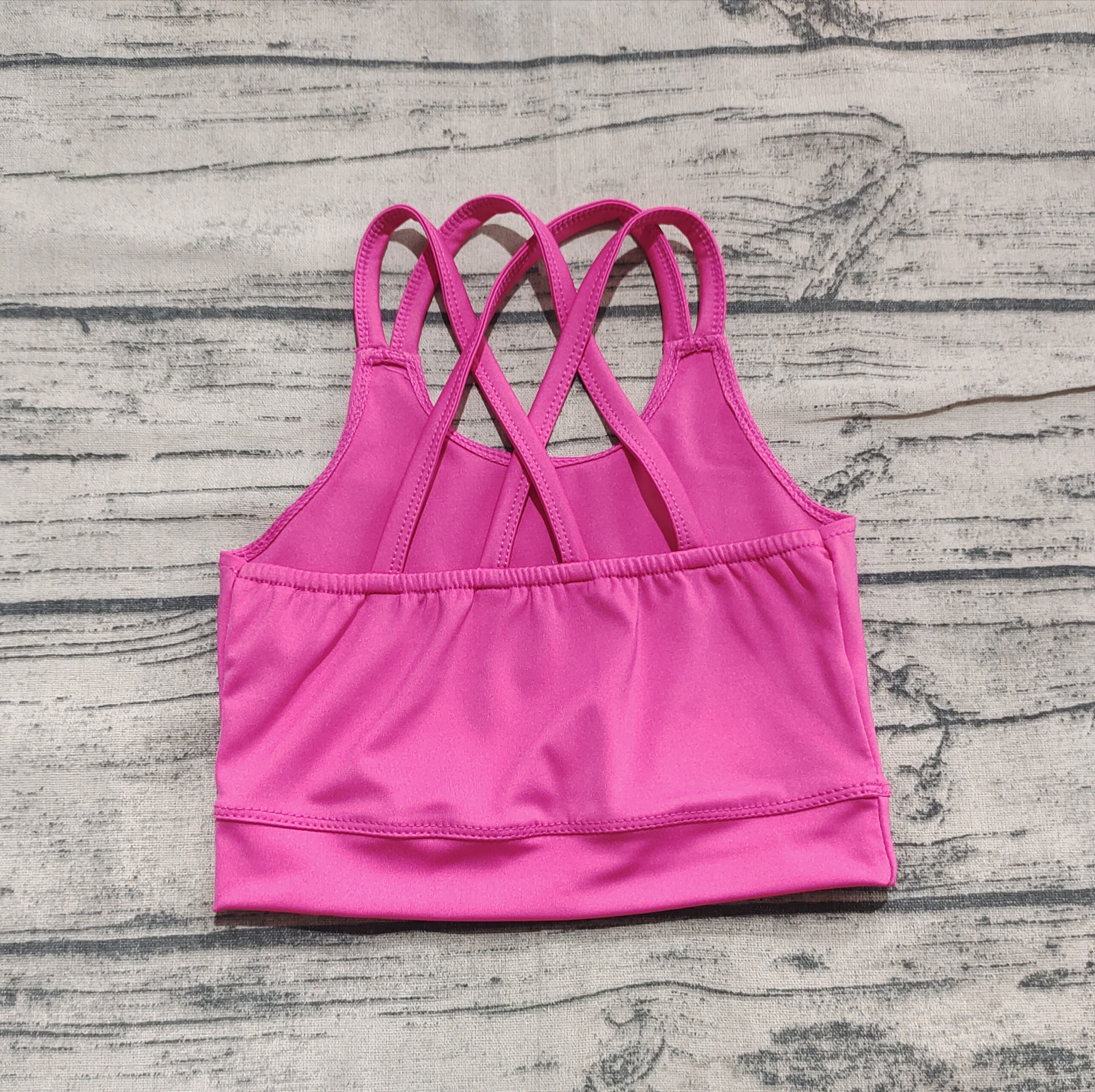 GT1010 pre-order  toddler girl clothes pink girl summer top vest yoga clothes-real pic 2025.5.17 