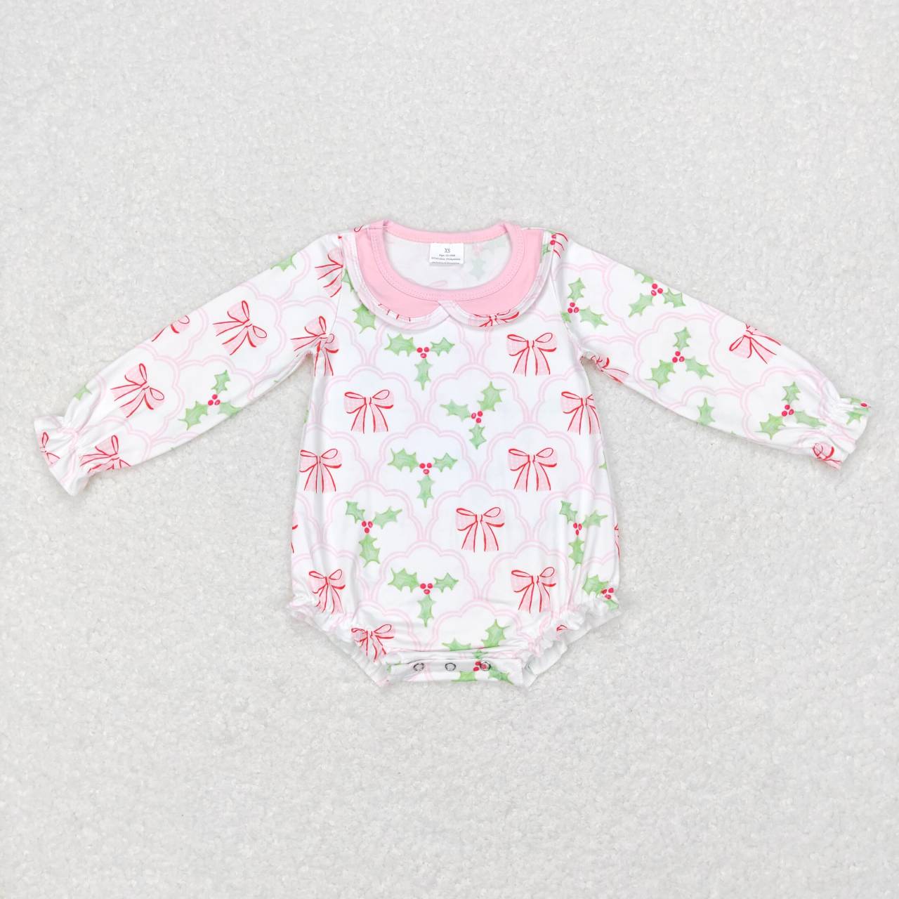 LR0577 RTS baby girl clothes girl christmas bubble