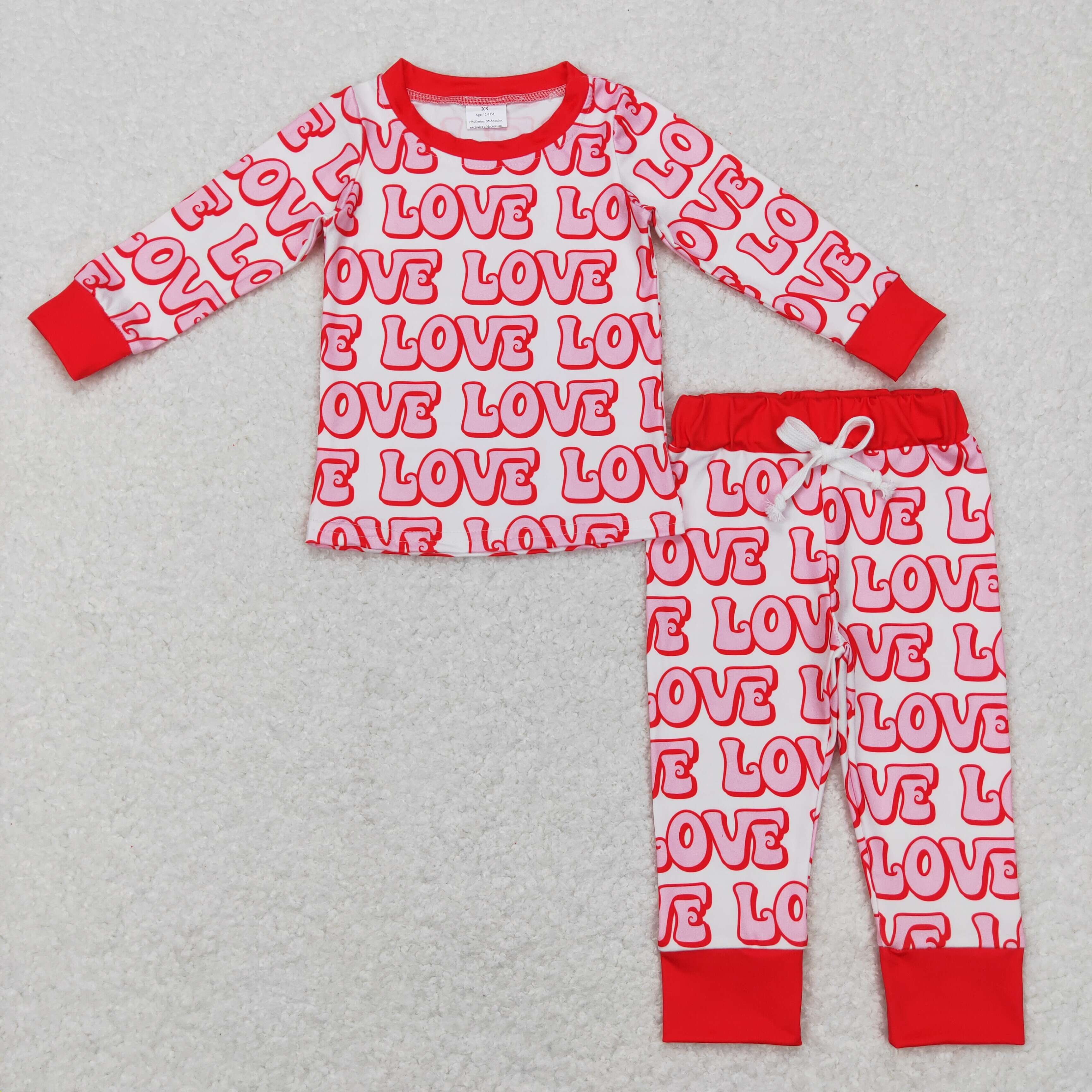 BLP0416 baby girl clothes love girl valentines day outfit-promotion $5.5 2026.1.17
