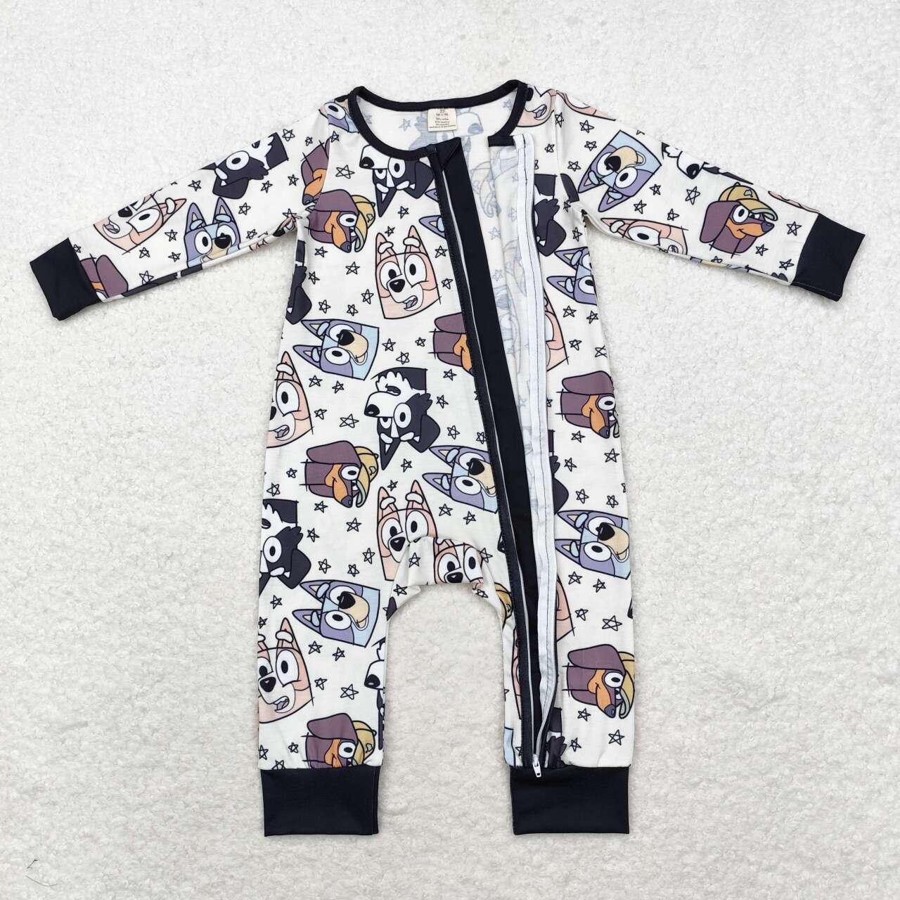 LR1173 RTS baby boy clothes cartoon dog boy winter romper -BAMBOO