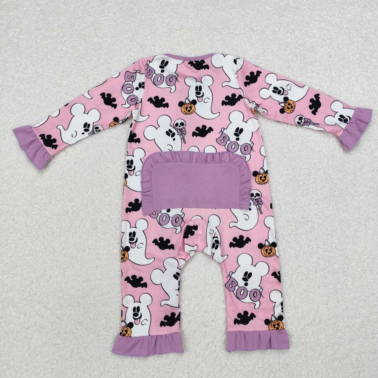 LR1424 RTS baby girl clothes ghost girl halloween winter romper 