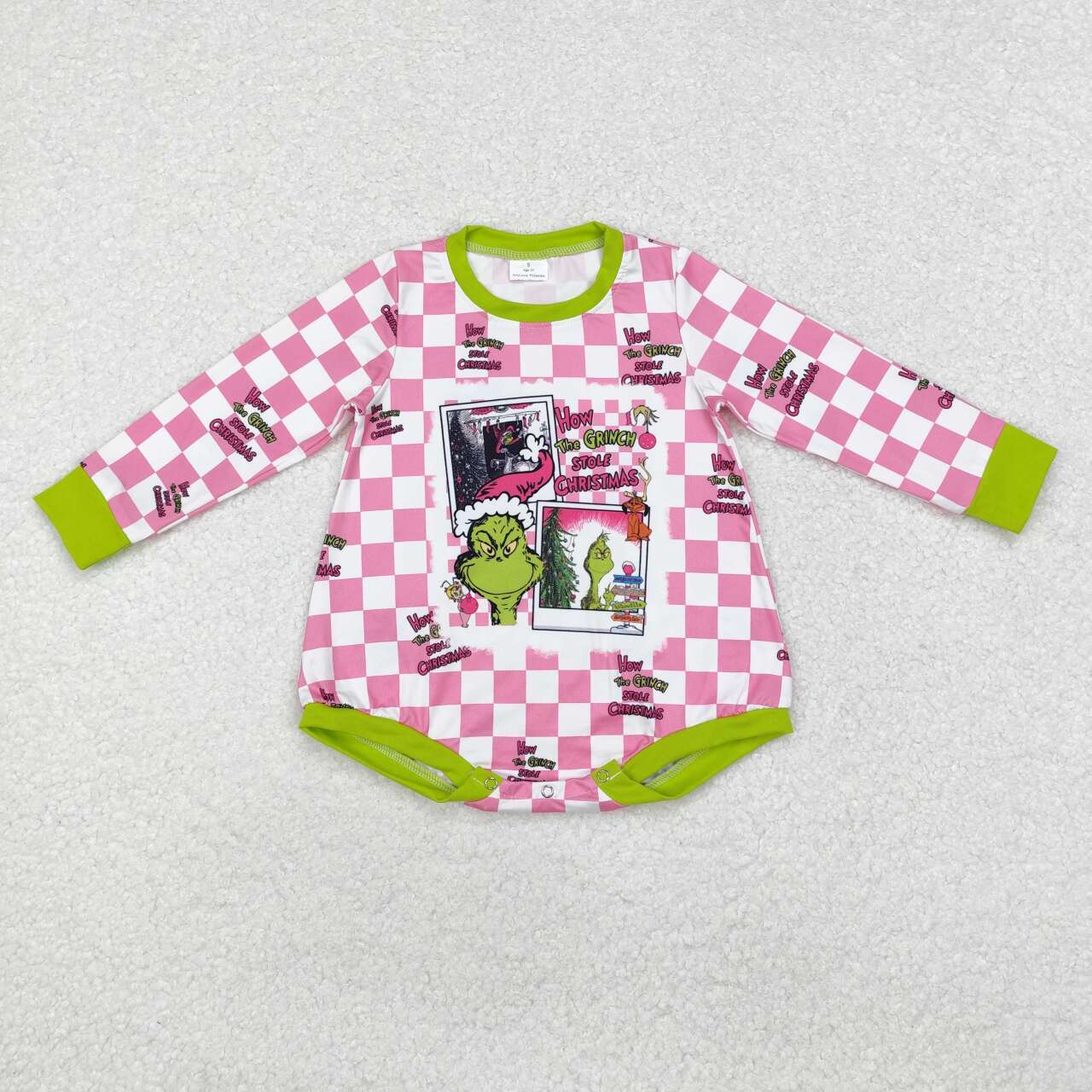 LR1765 RTS baby girl clothes cartoon girl winter bubble christmas clothing