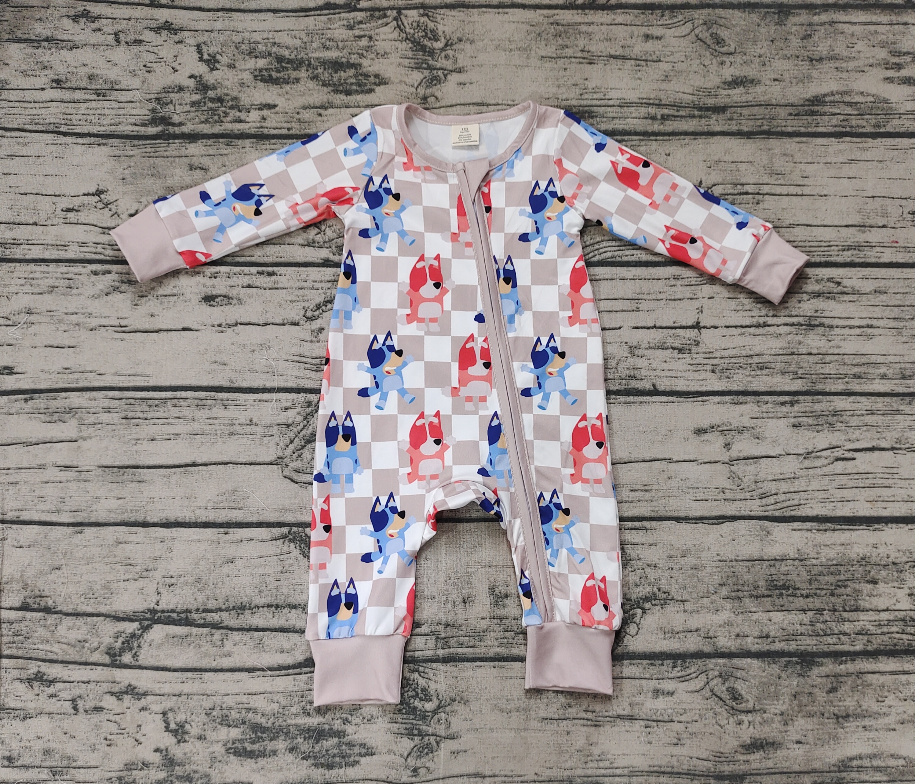 LR1990 pre-order baby boy clothes cartoon dog boy winter romper-real pic 2024.10.19 