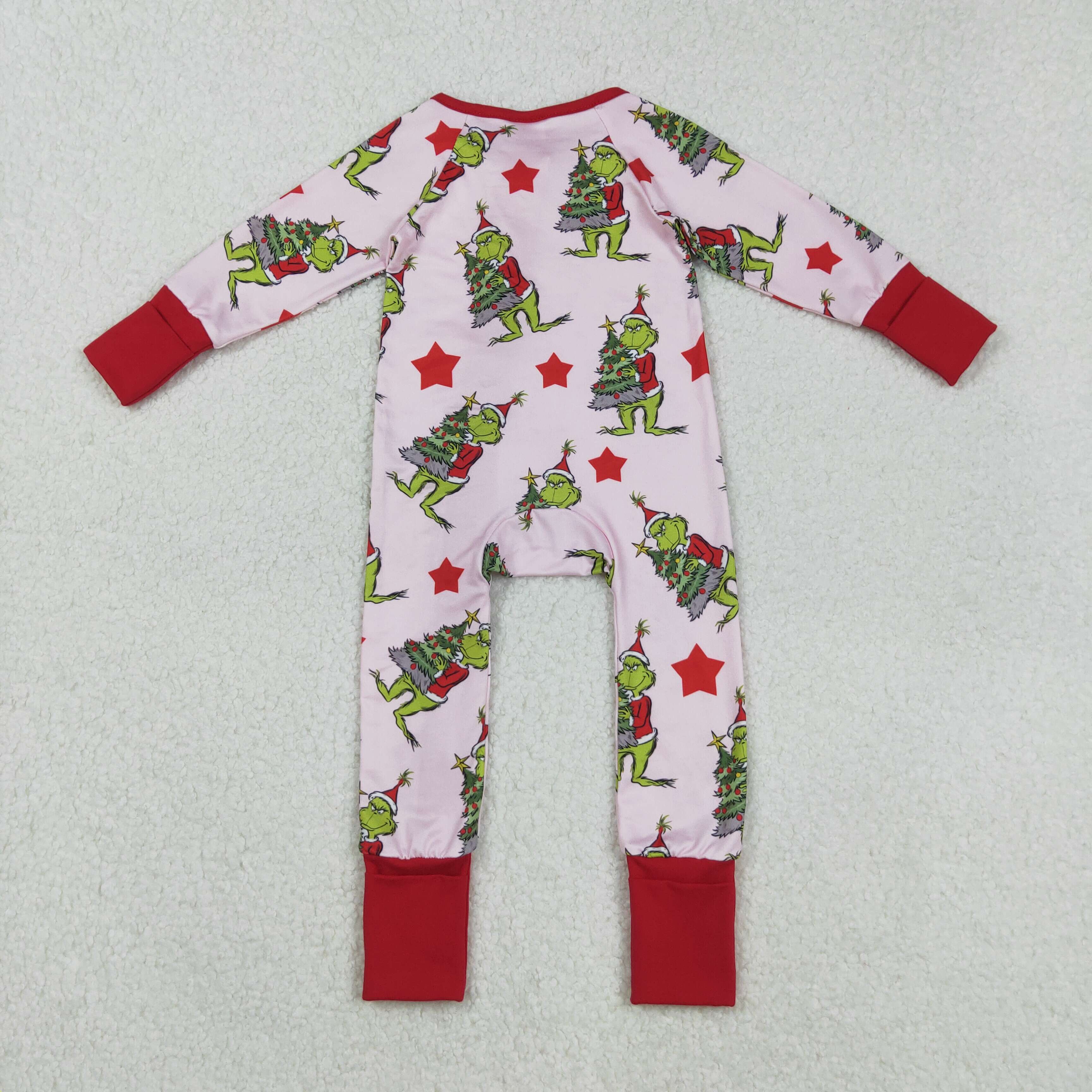 LR2496 RTS baby girl clothes cartoon girl christmas winter romper