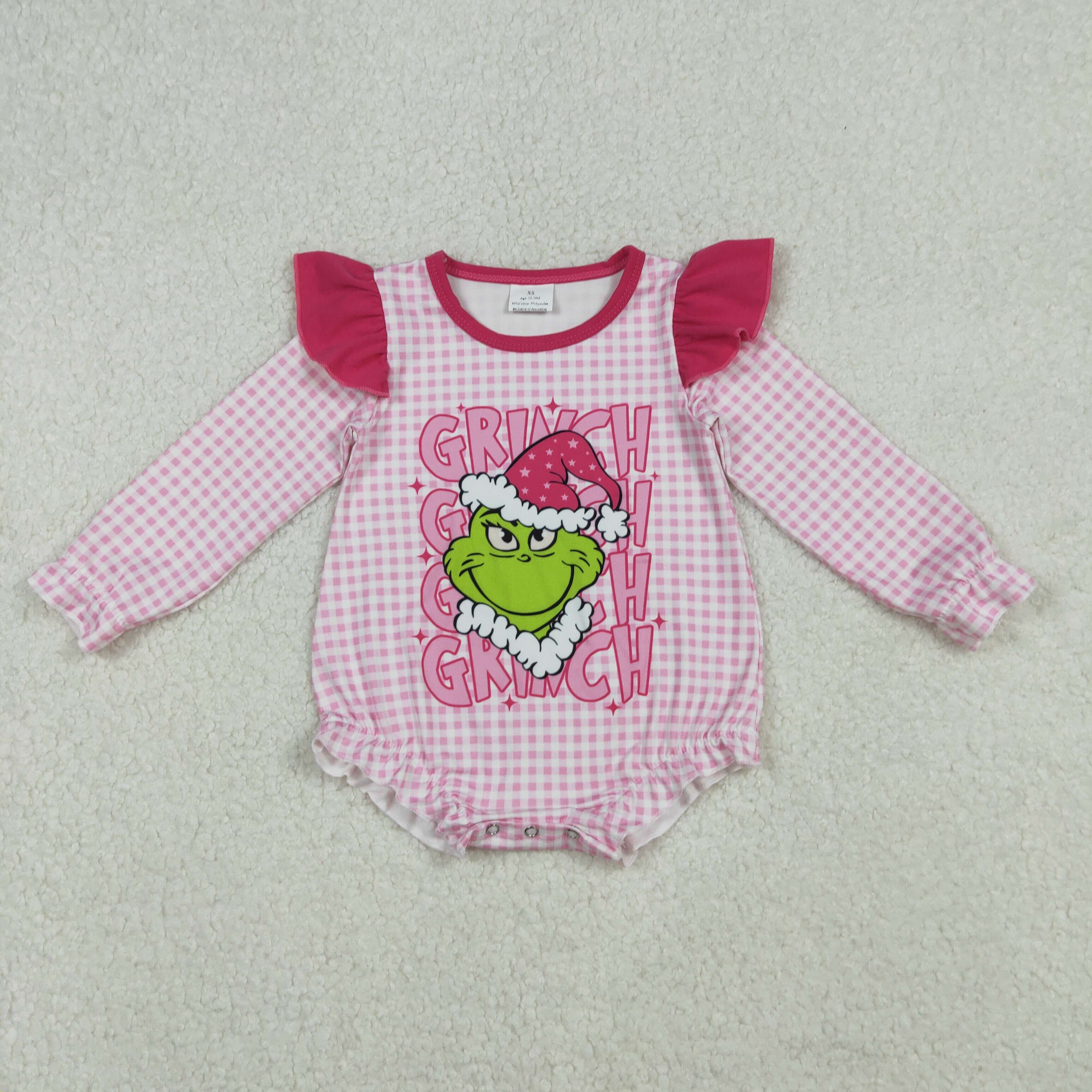 LR2554 RTS baby girl clothes cartoon  girl christmas winter bubble