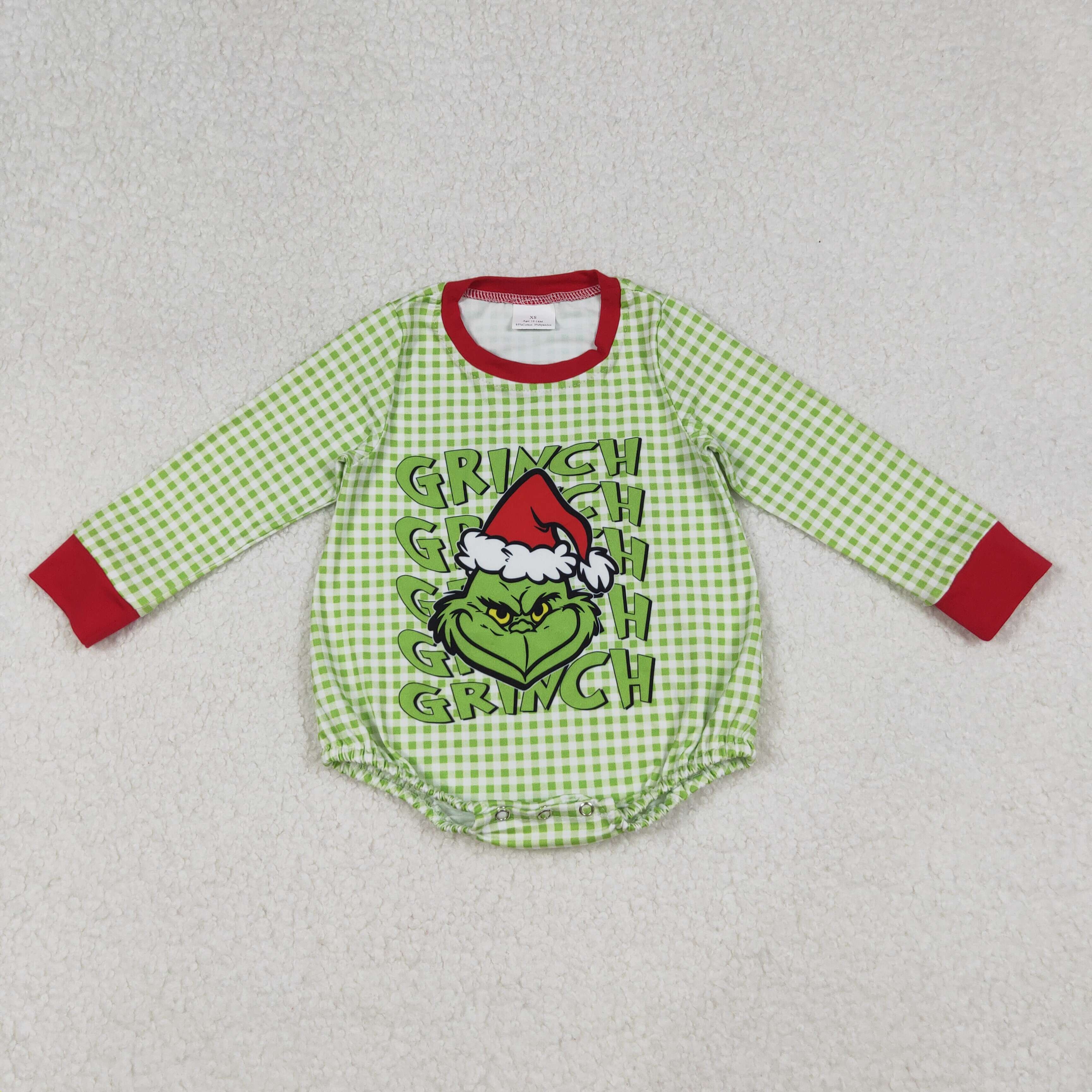 LR2555 RTS baby boy clothes cartoon boy christmas winter romper